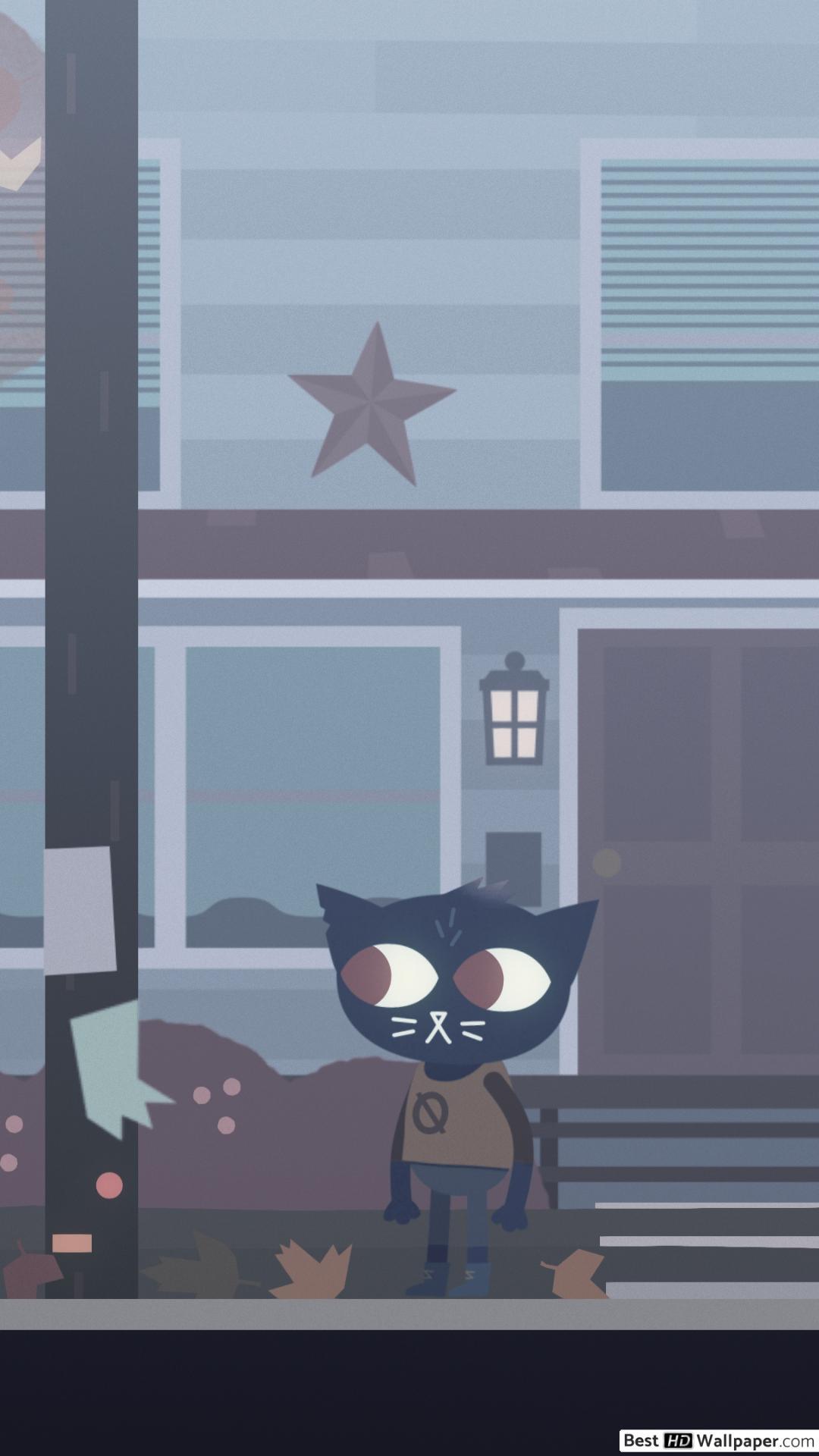The protagonist cat in night in the woods HD wallpaper download