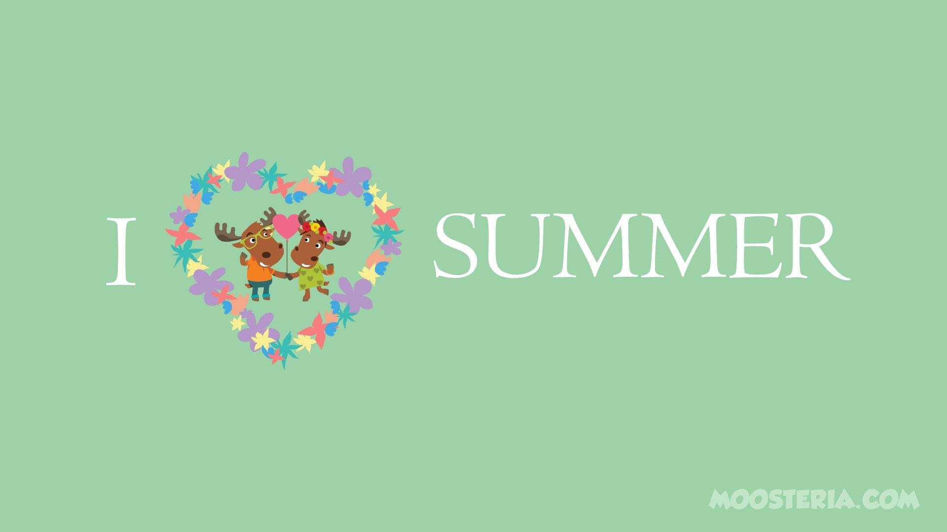 Free of cute moose, desktop wallpaper, free