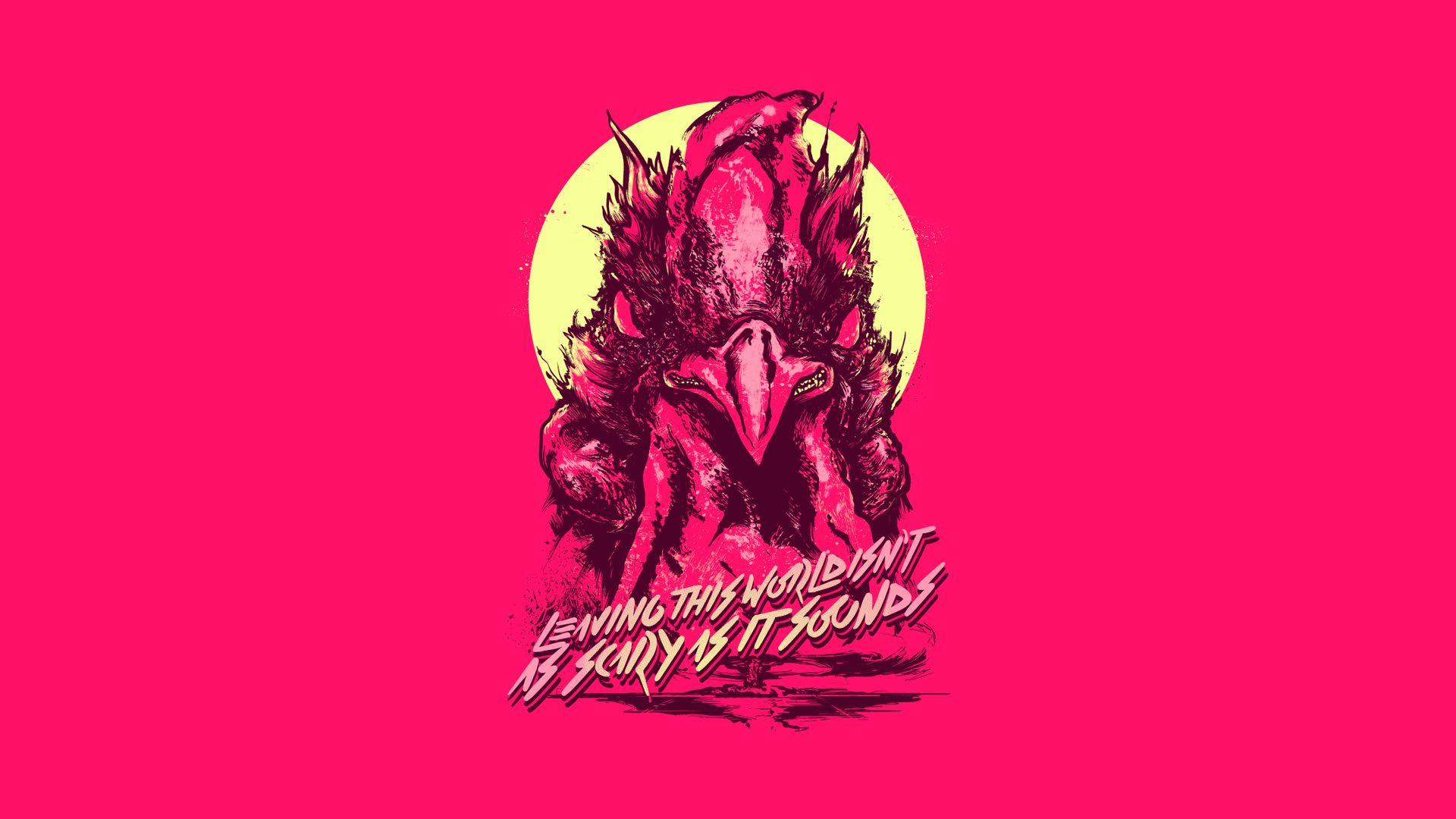 Hotline Miami wallpaper (Artworks by protski.com). Artwork