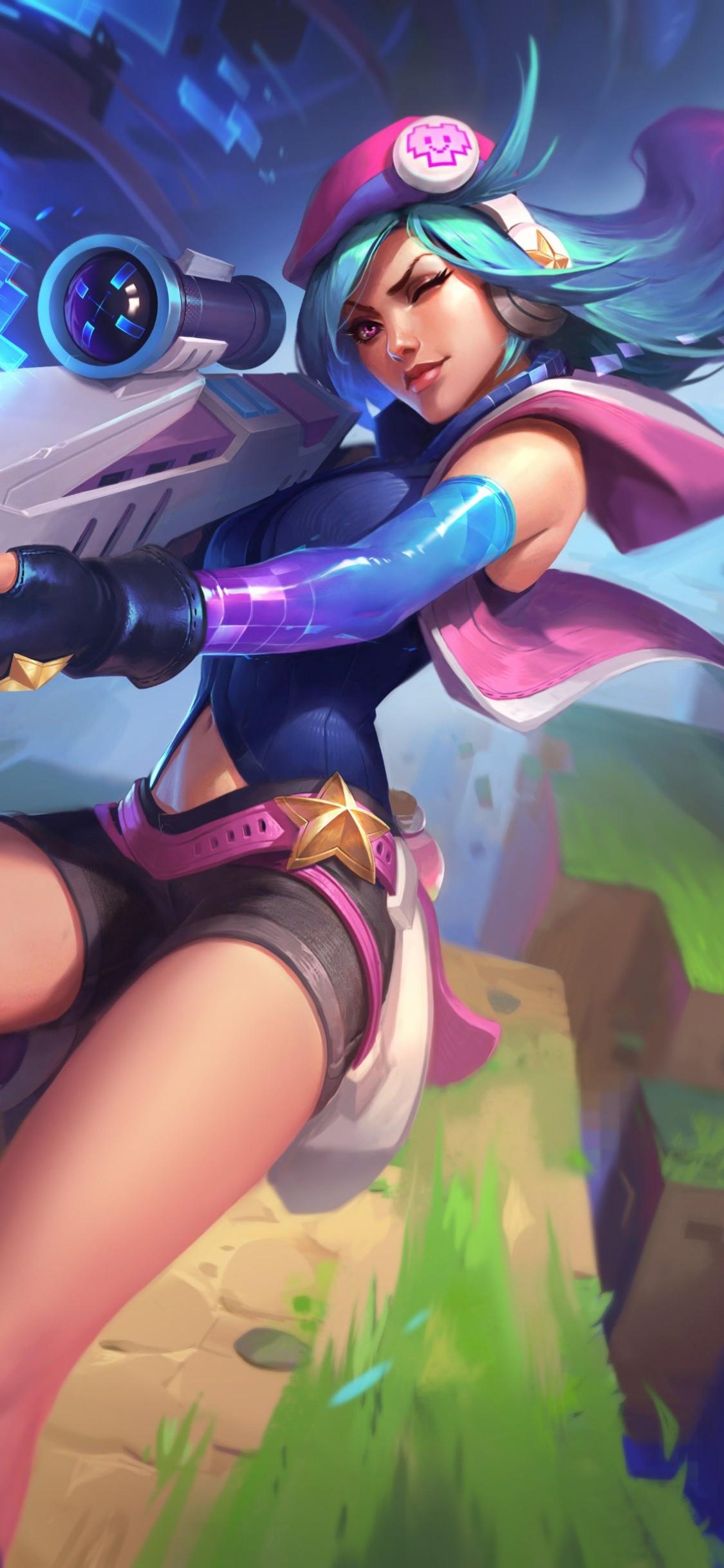 Caitlyn League Of Legends Game 4k iPhone XS, iPhone