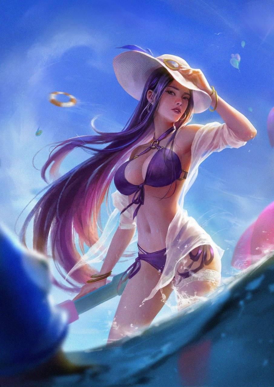 Pool Party Caitlyn wallpaper