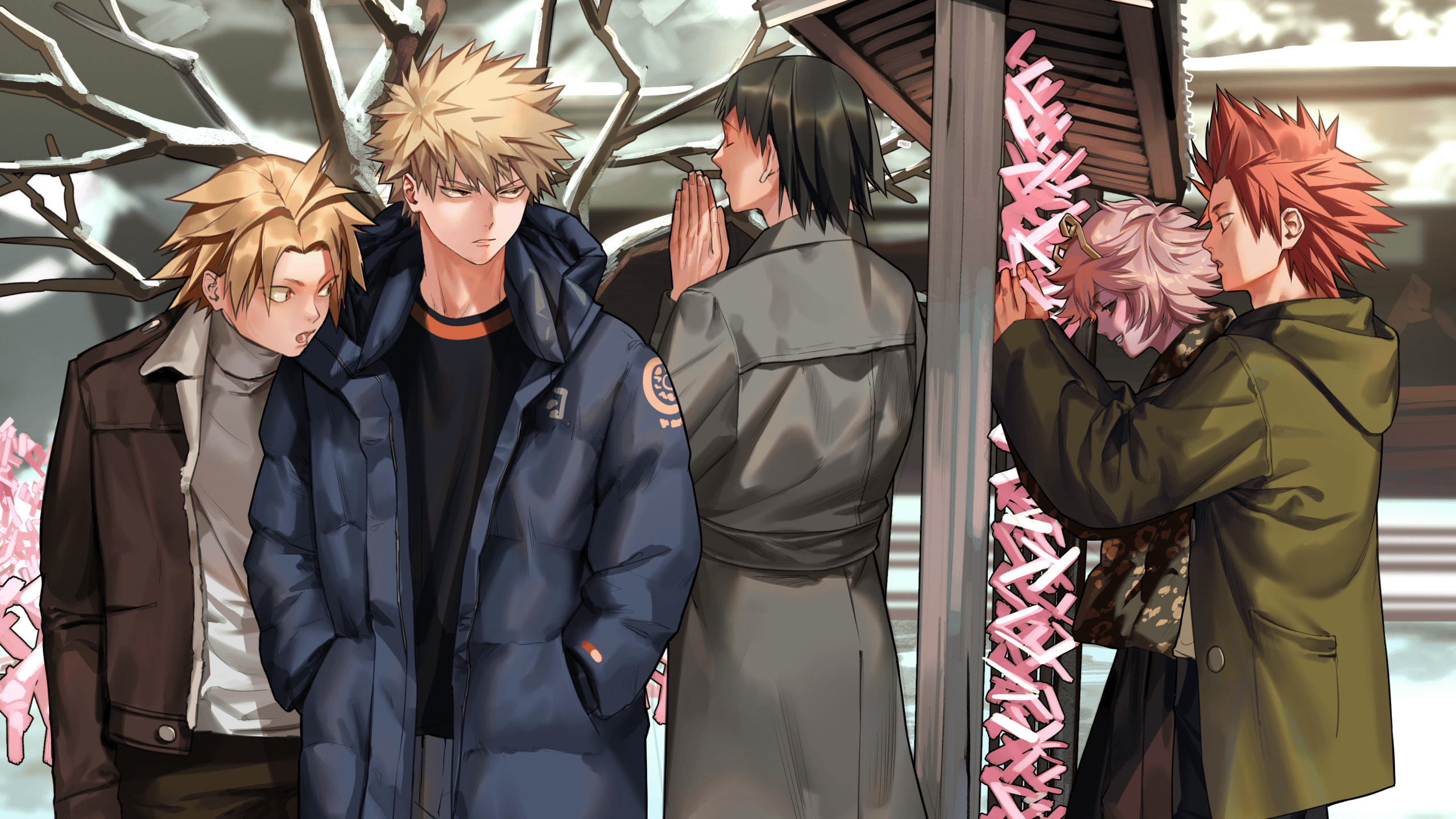 Download 2560x1440 Boku No Hero Academia, Kaminari Denki