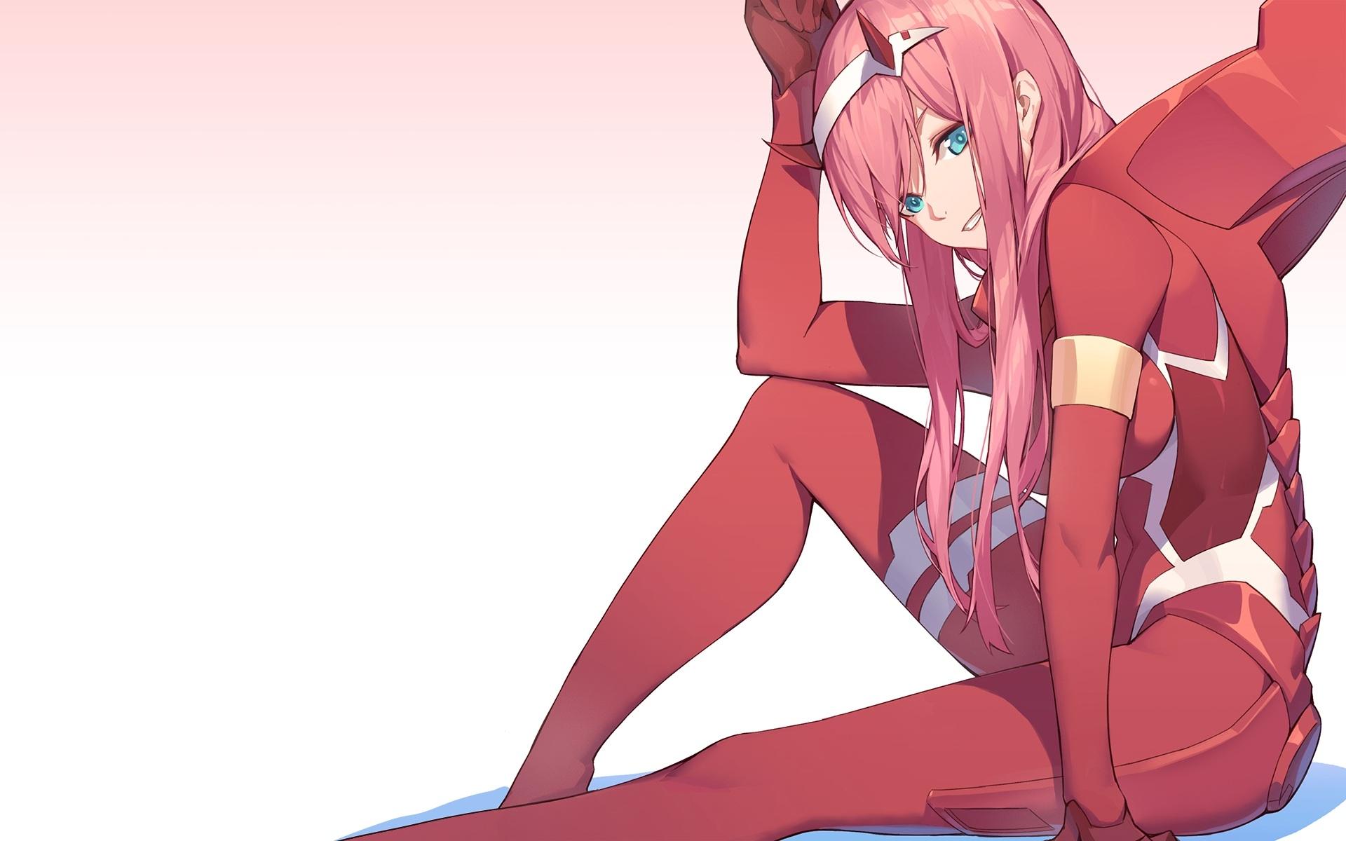Download 1920x1200 Darling In The Franxx, Zero Two, Pink