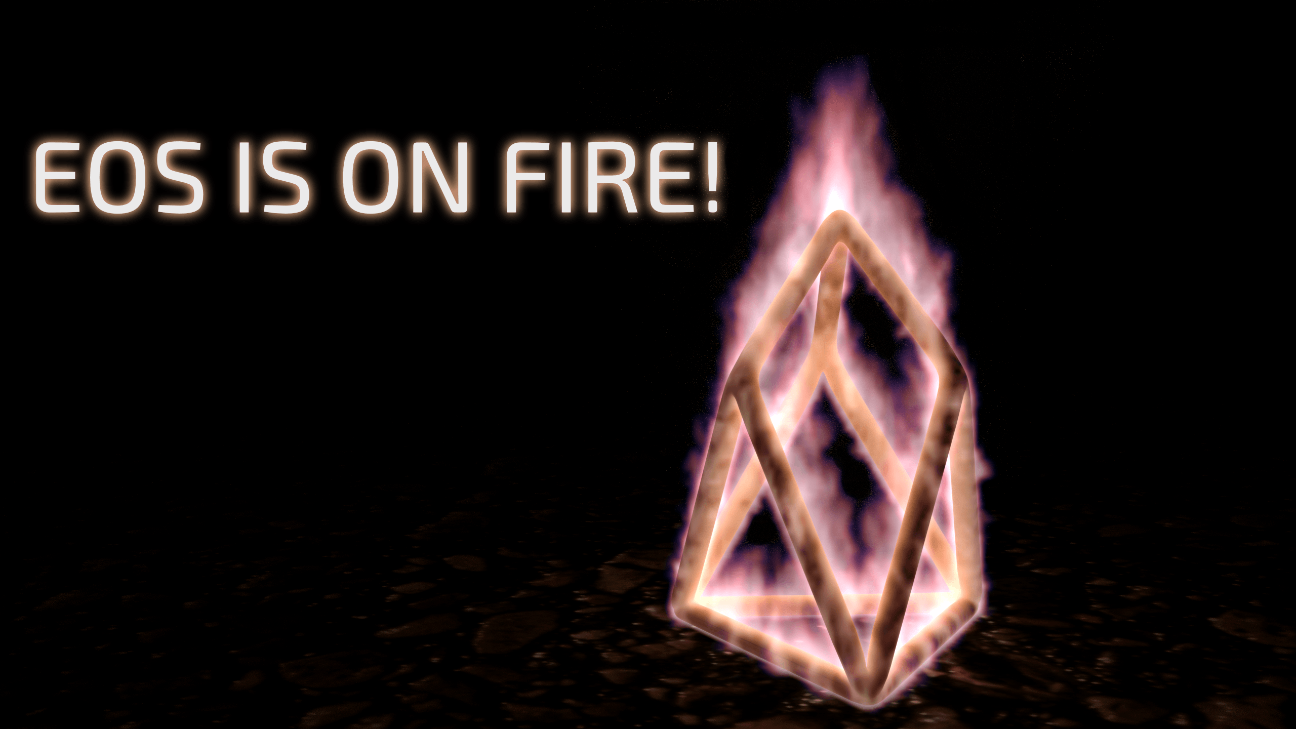 EOS is on Fire! and Gif using Blender