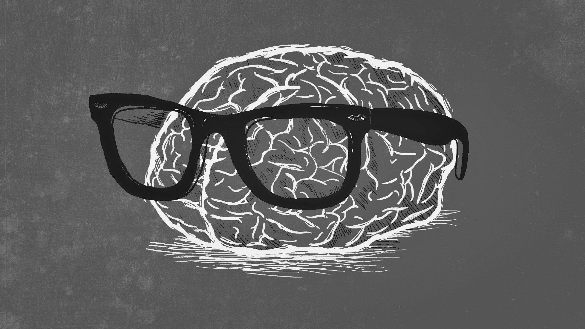 Nerd Brain (Gray Color) HD Wallpaper. Background Image