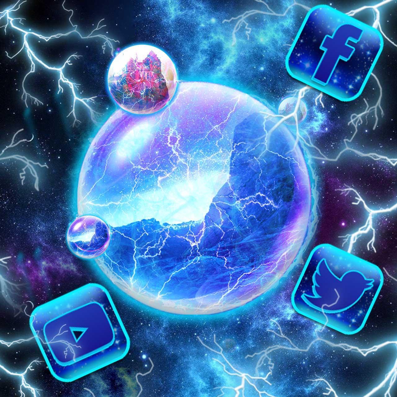 Lightning, Neon, Earth Themes & Wallpaper for Android