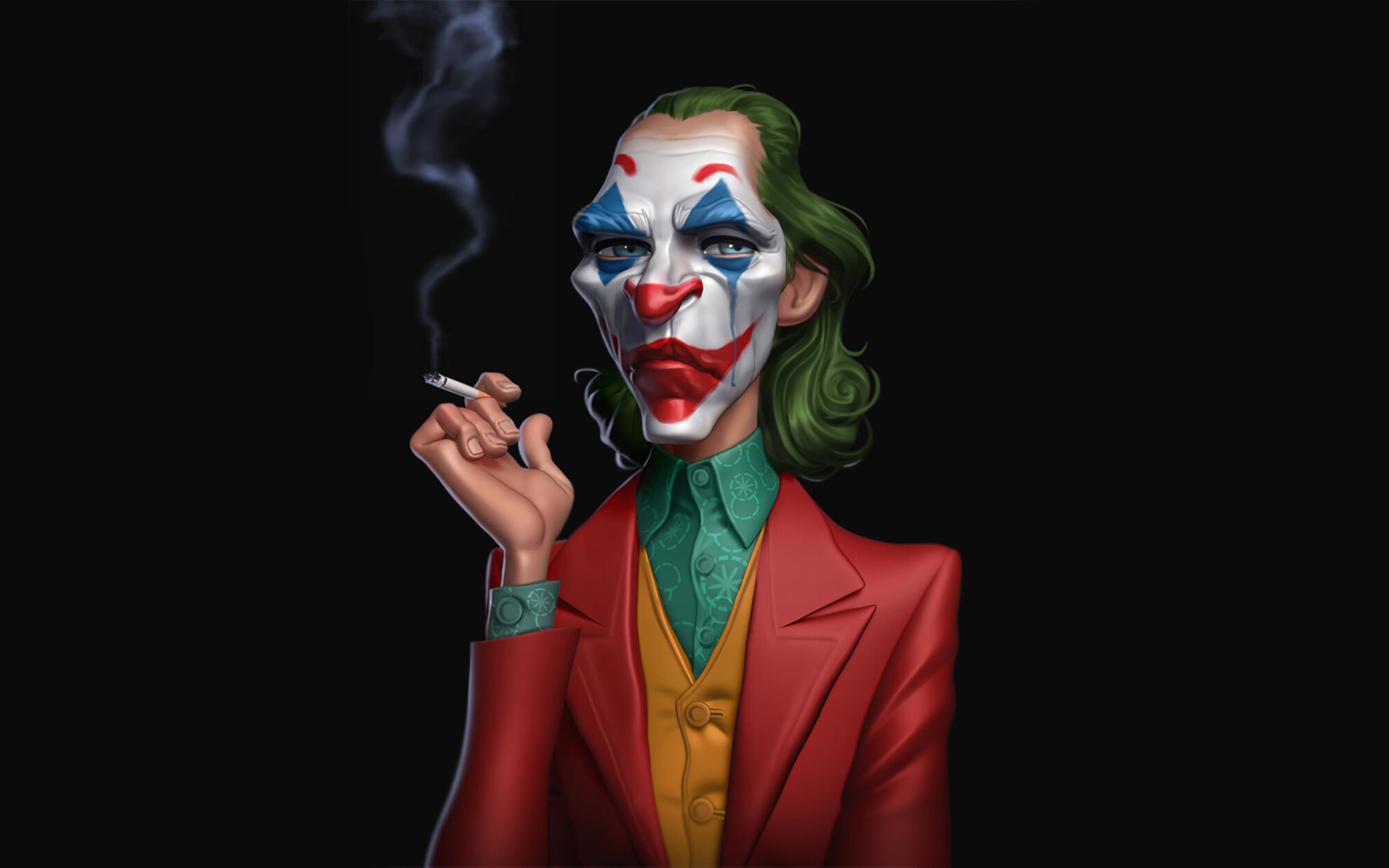 Joker Cigratte Smoking Time Macbook Pro Retina HD 4k