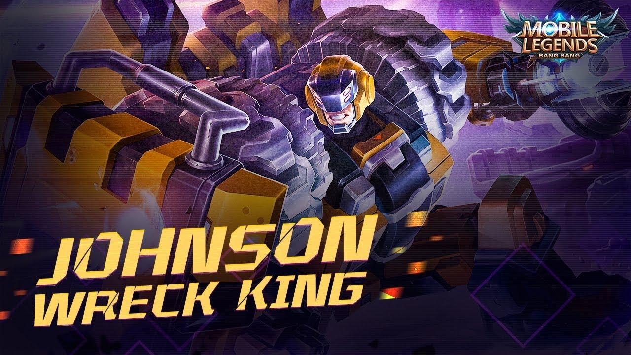 Johnson new skin. Wreck King. Mobile Legends: Bang Bang!