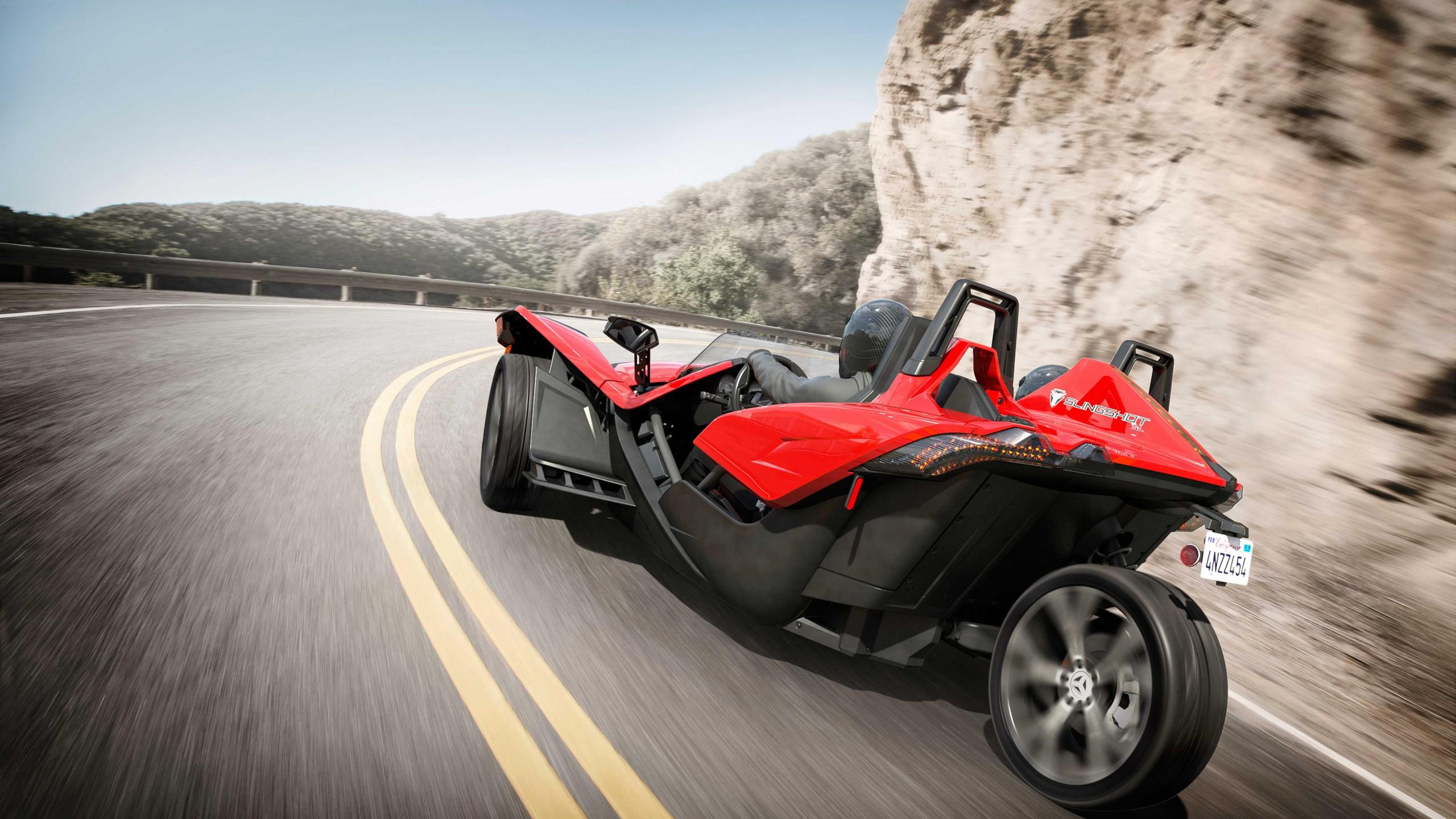 Wallpaper Polaris Slingshot, limited edition, red, Cars