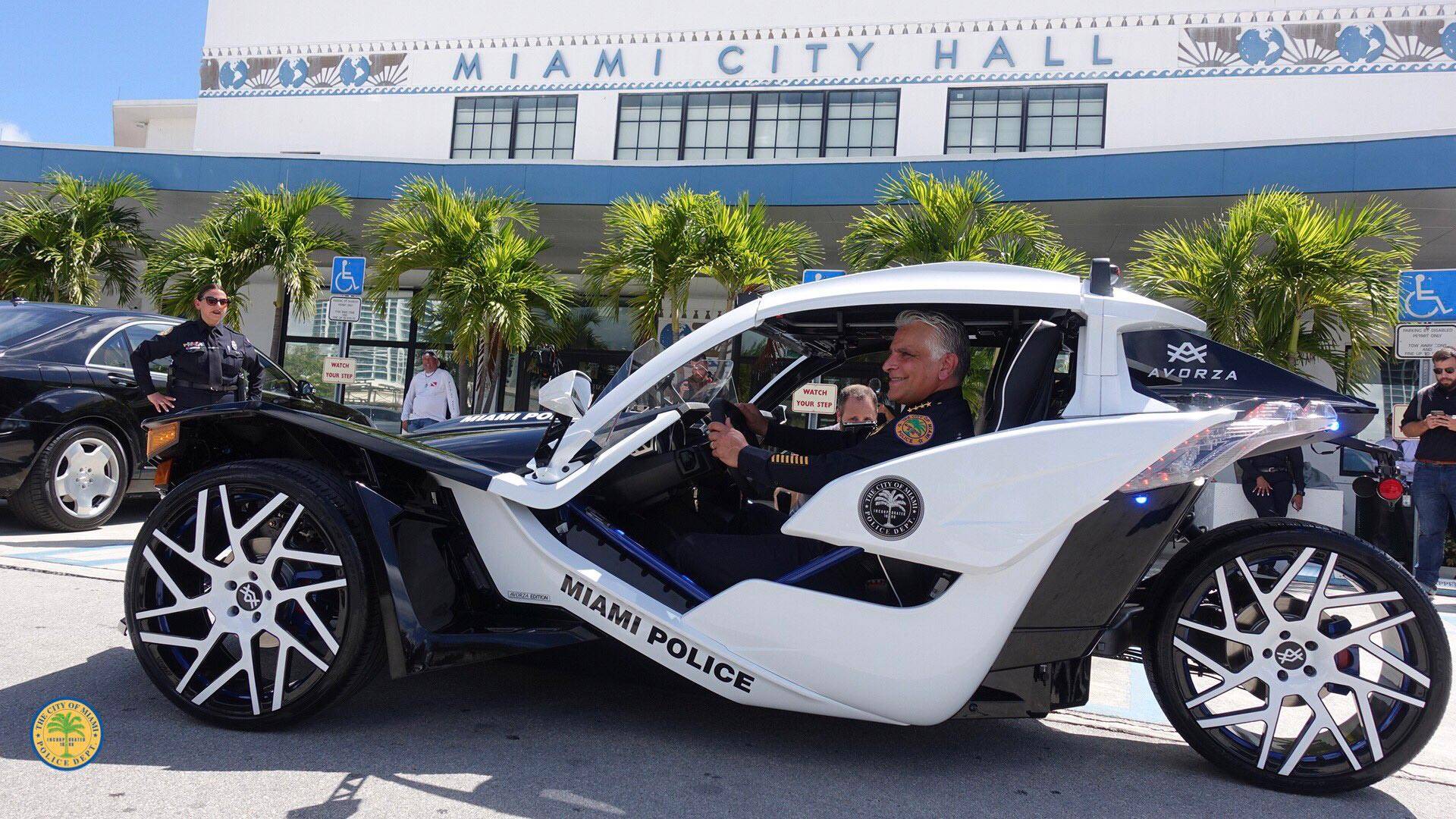 Polaris Slingshot Joins Miami PD, Will Cruise South Beach Soon