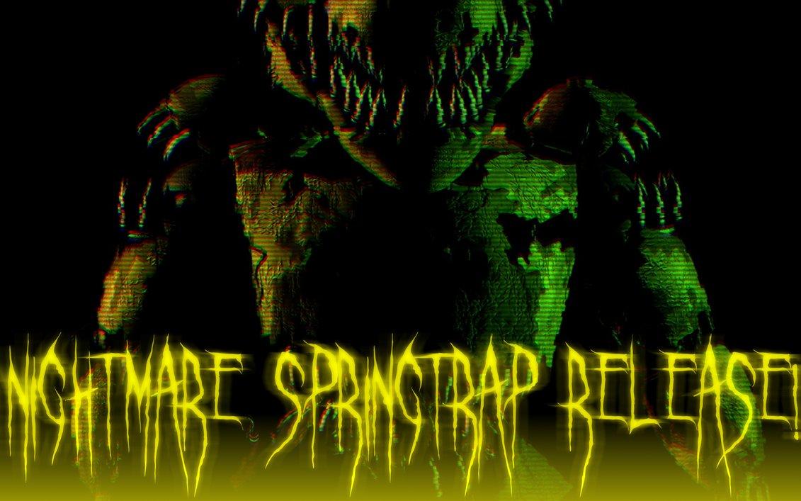 Nightmare Springtrap Wallpaper