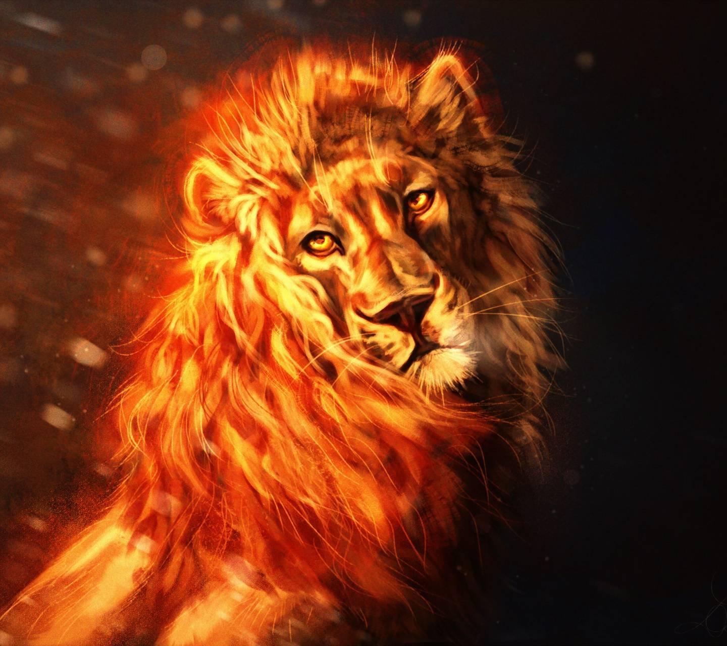 Lions Fire wallpaper