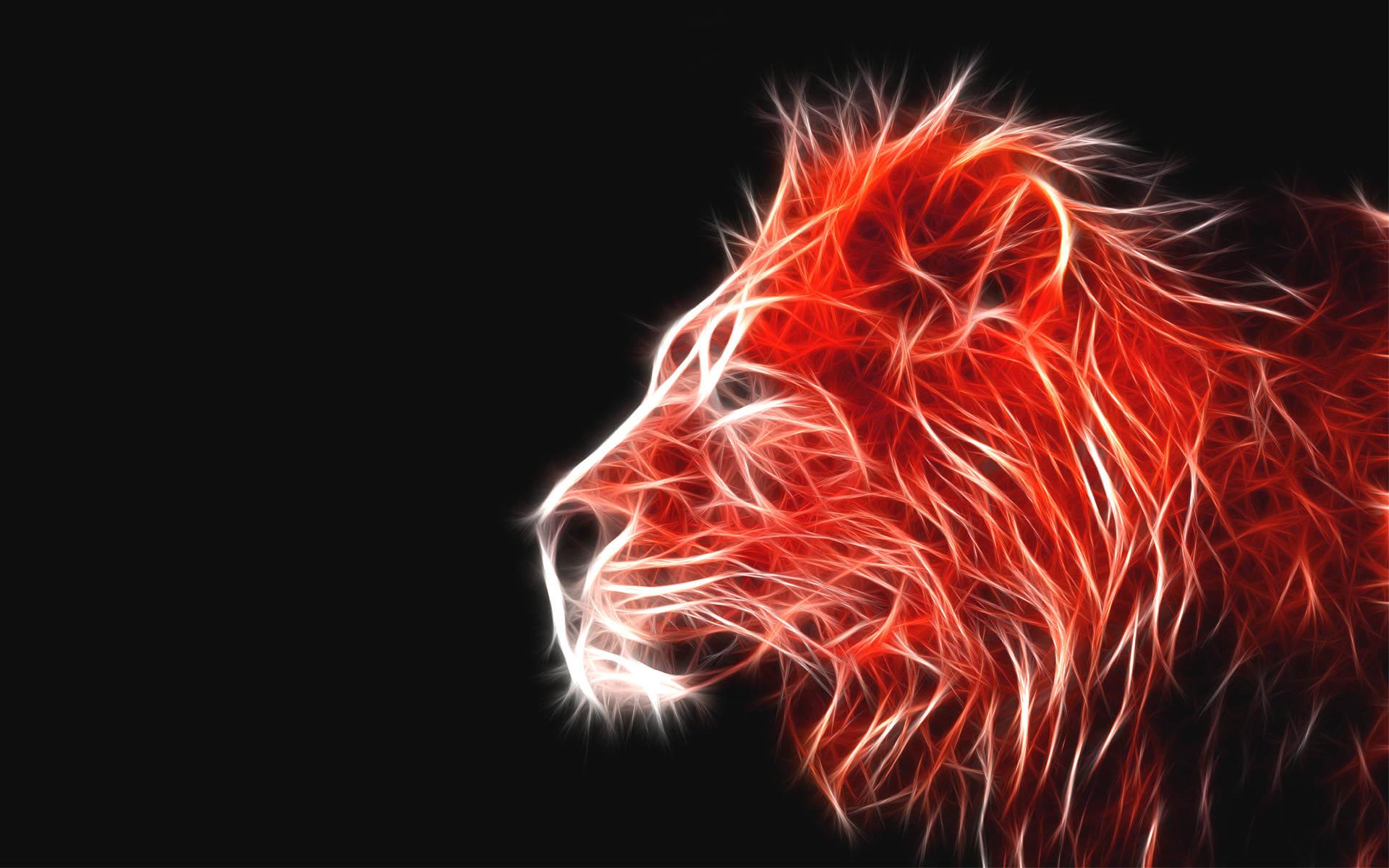 Fire Lion Wallpaper And Red Lion, HD Wallpaper