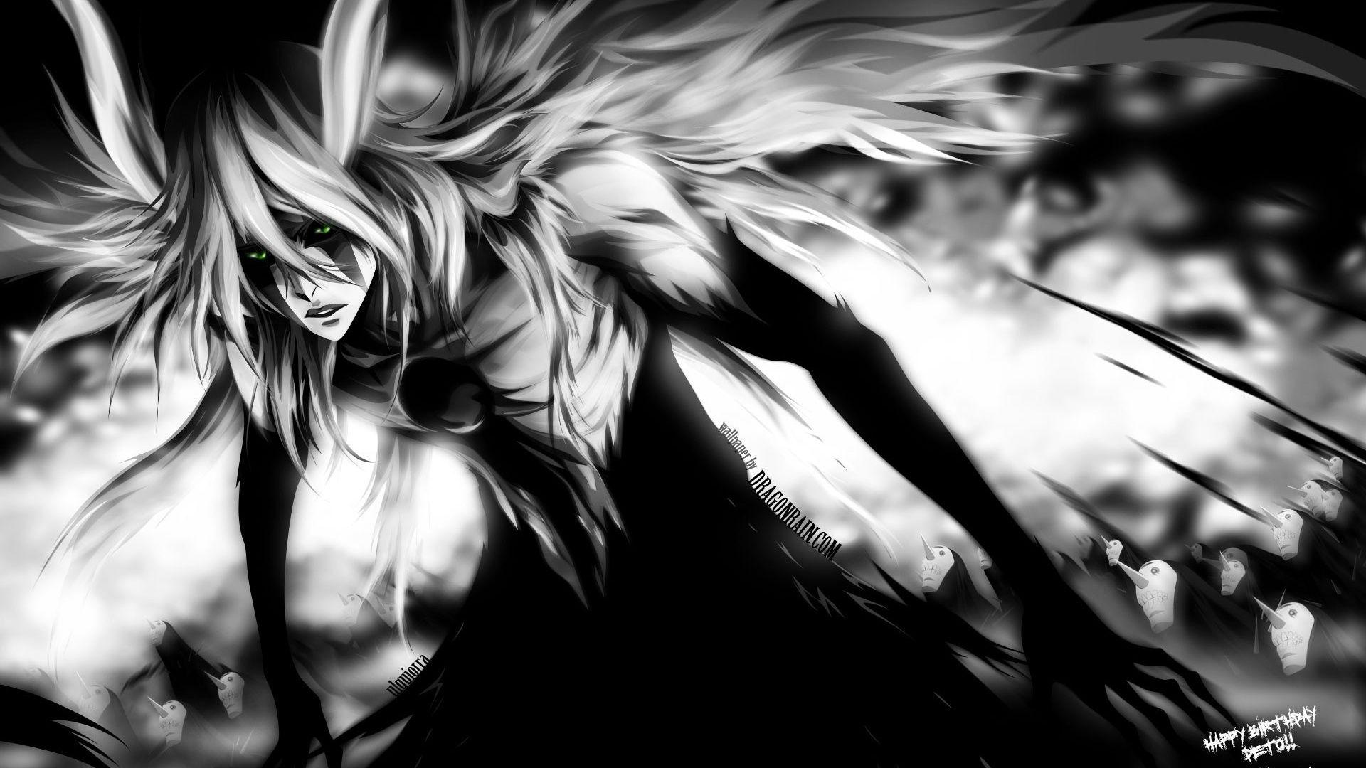Anime Wallpaper Black & White. Full HD Picture. HD anime