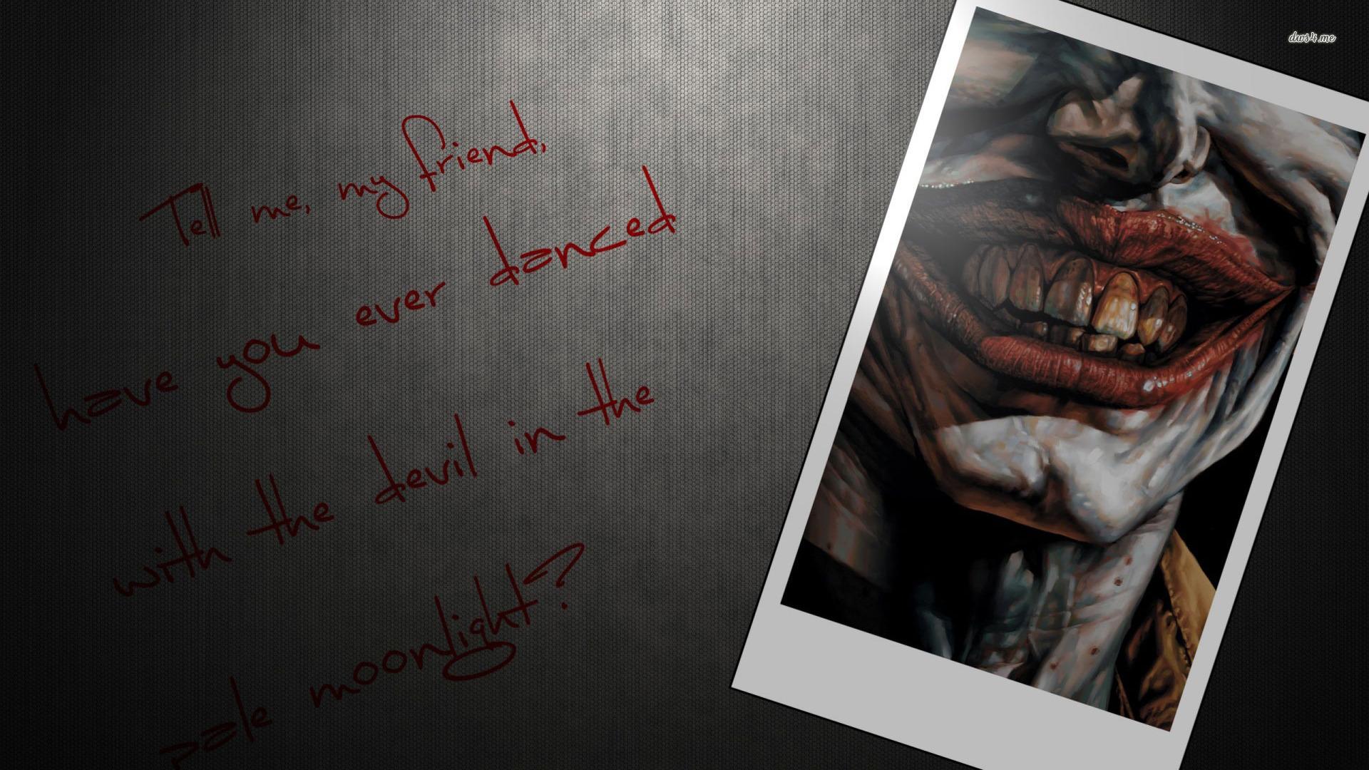 Joker quote wallpaper Art wallpaper