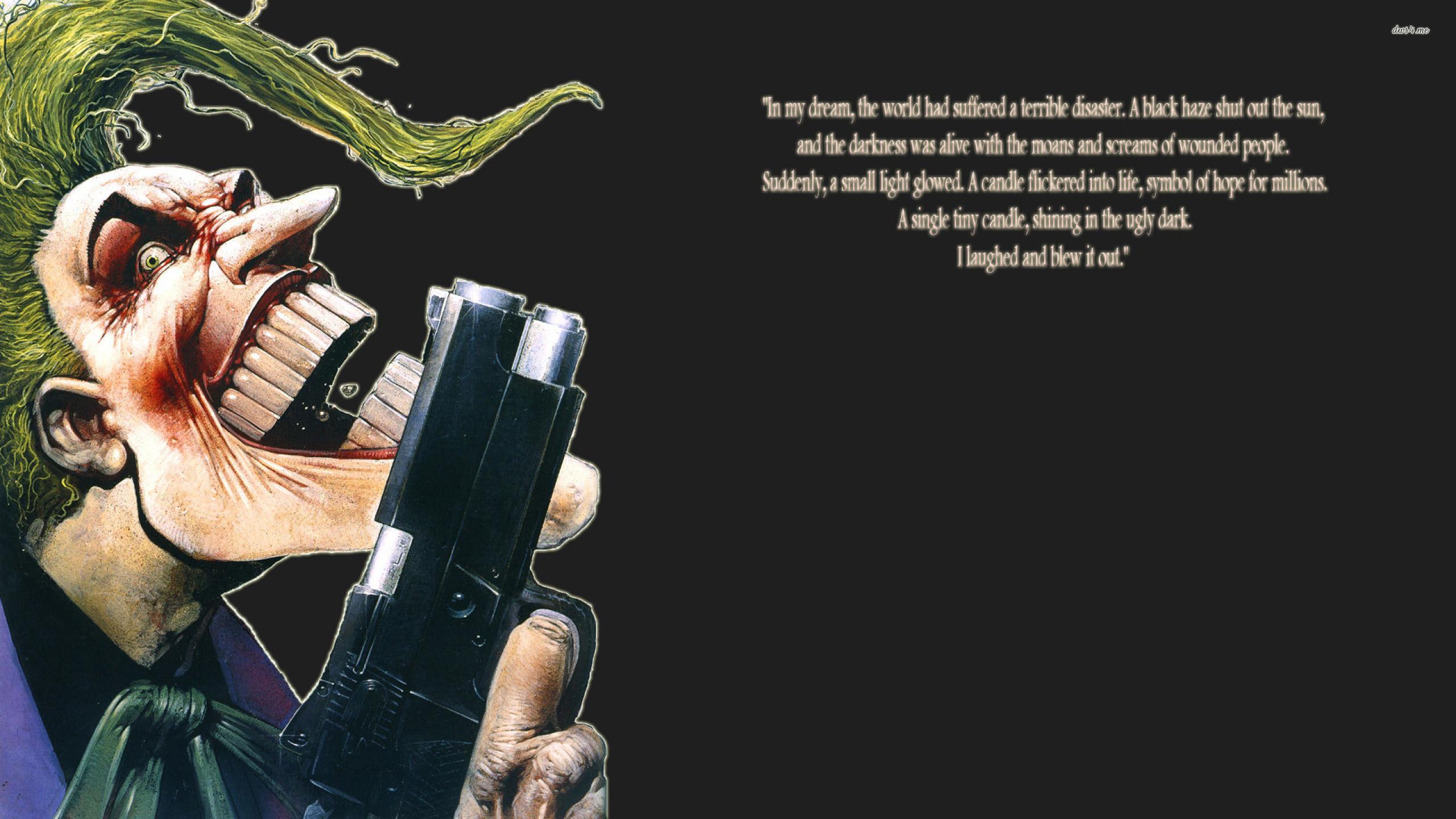 The Joker quote wallpaper wallpaper
