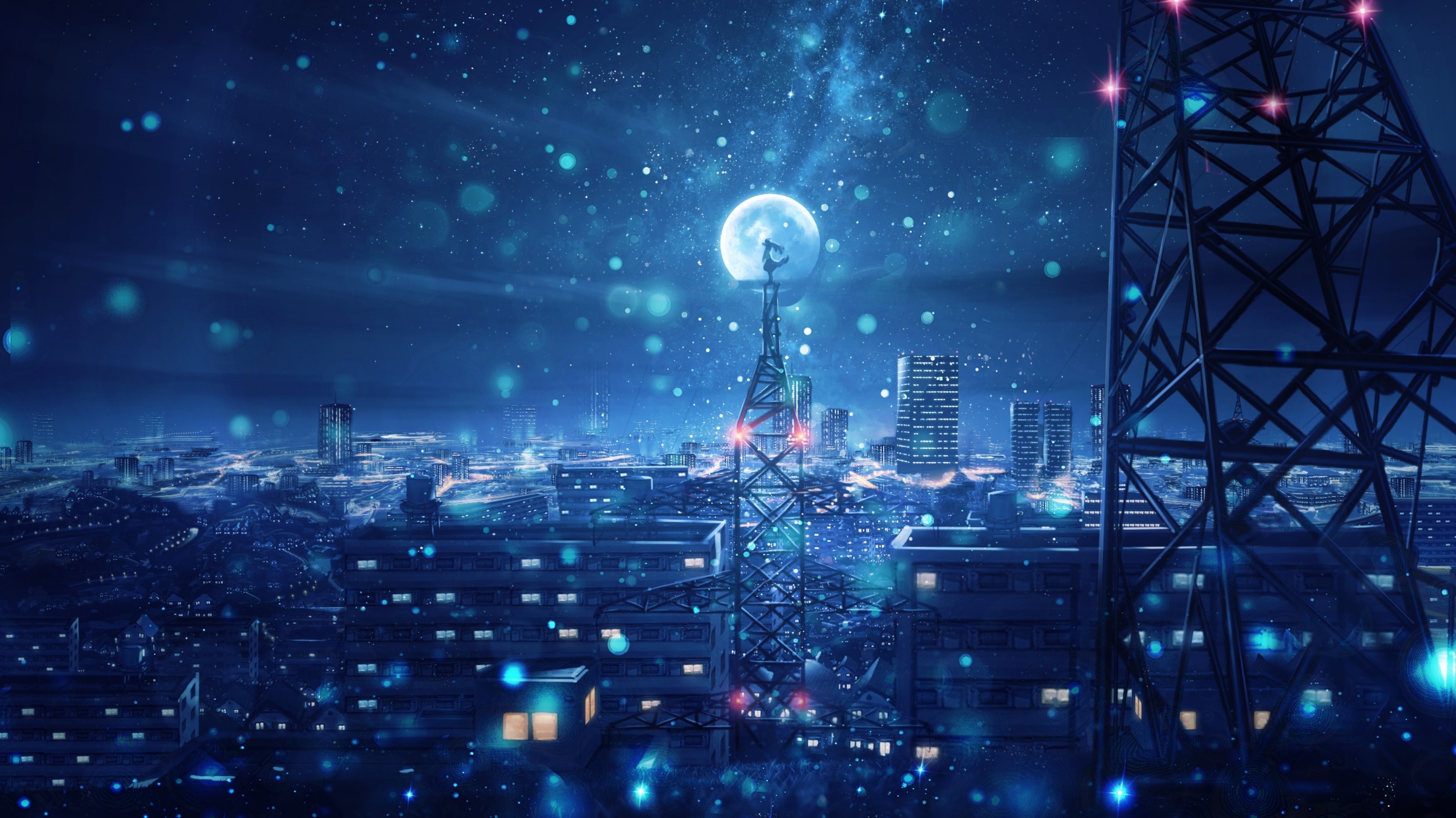 Anime City Wallpaper