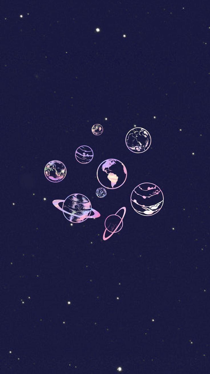 Galactic Full Moon Live Wallpaper, Tumblr inspired - free download