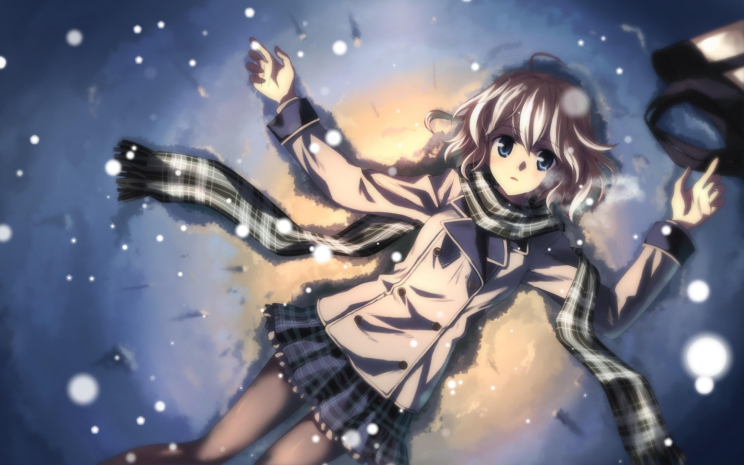 Anime Girl Look wallpaperx1600
