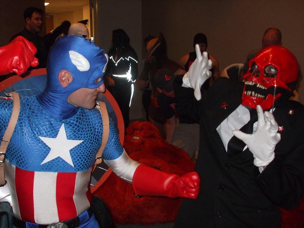 Captain America vs Red Skull