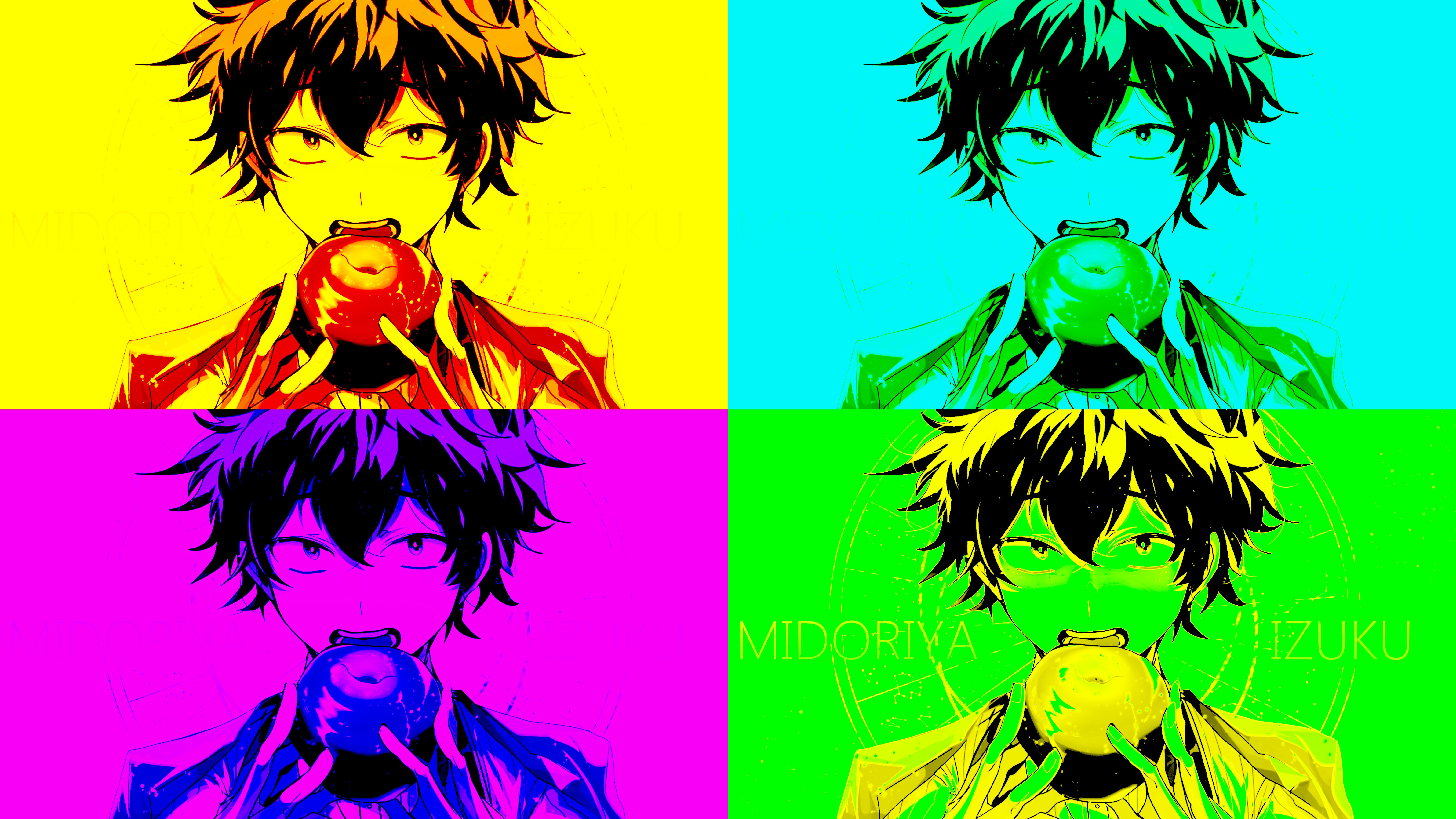 Izuku Midoriya My Hero Academia 67102 Pop Art Collage