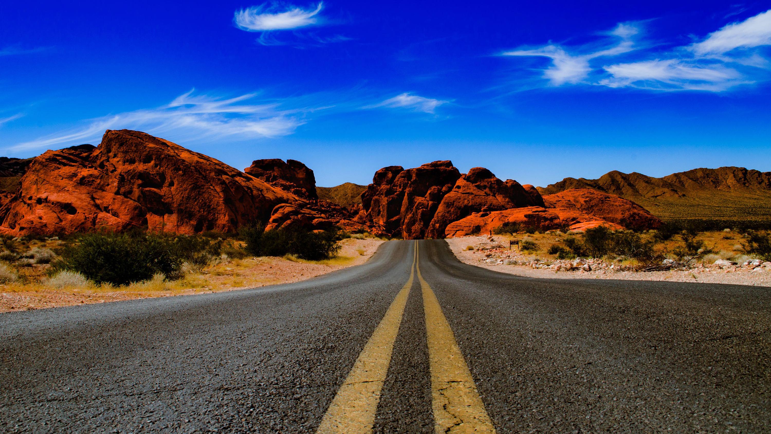 Valley Of Fire State Park Road HD Wallpaper. Background
