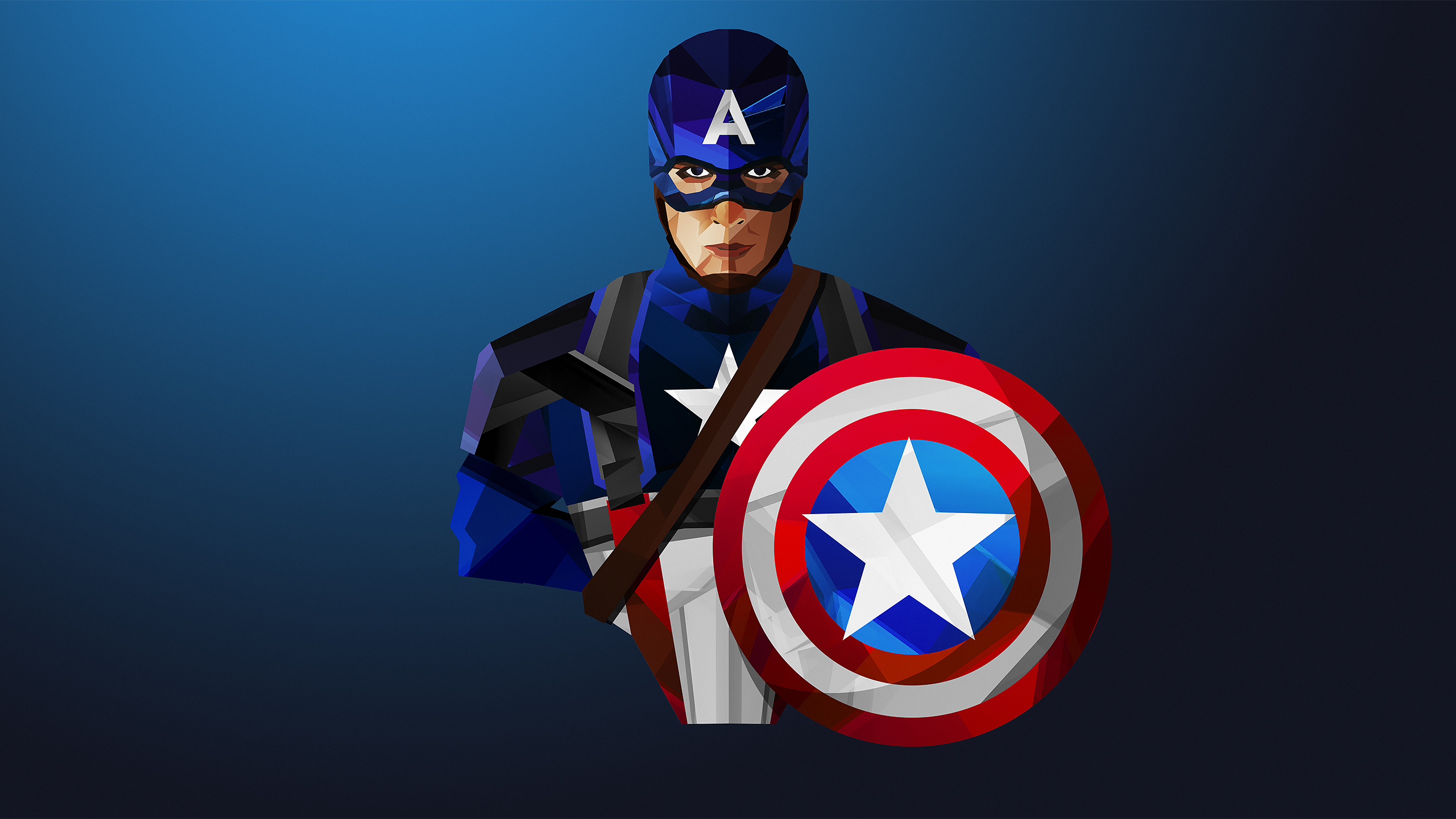 Wallpaper Captain America, Artwork, HD, Creative Graphics