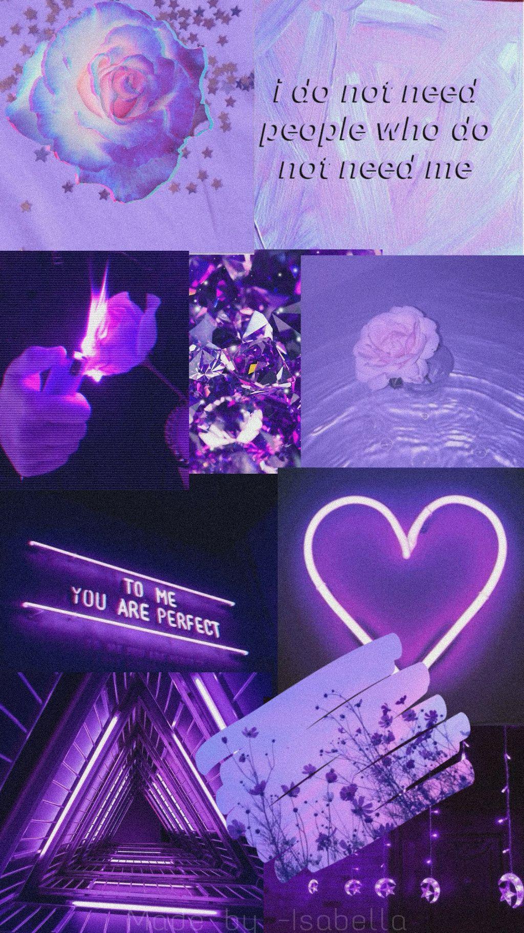 Aesthetic purple wallpapers *give credut if use*