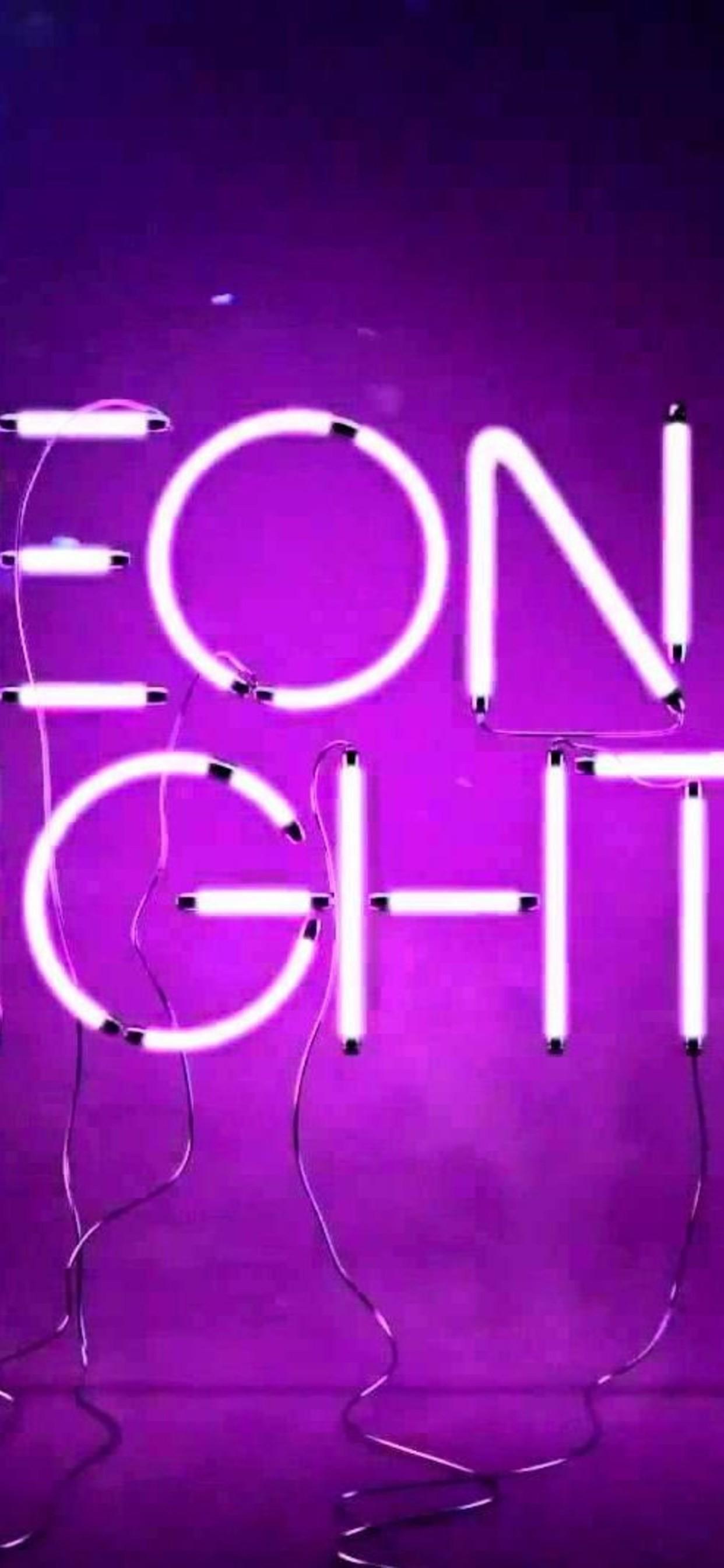 Neon Lights iPhone Wallpaper