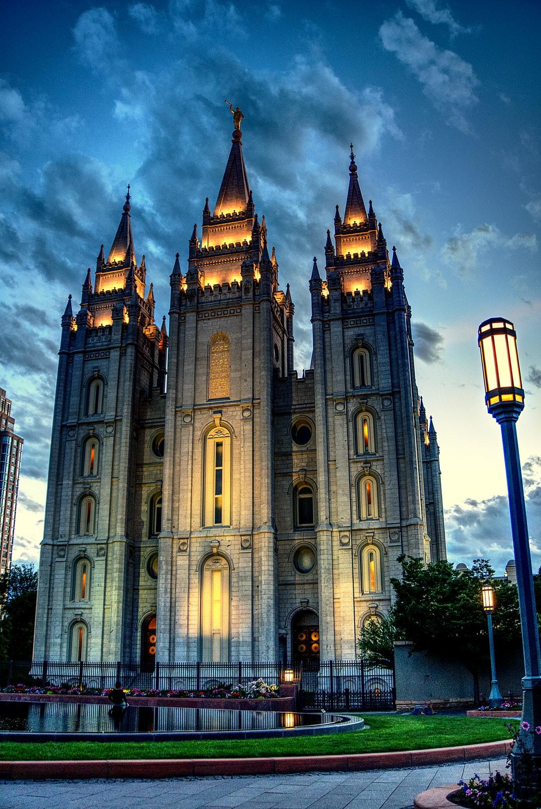 Mormon Temple Salt Lake City Picture. Download Free Image