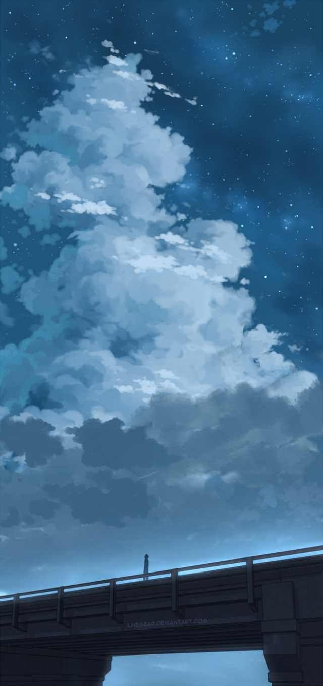 Anime Sky Wallpaper #Anime #Wallpaper #AnimeWallpaper