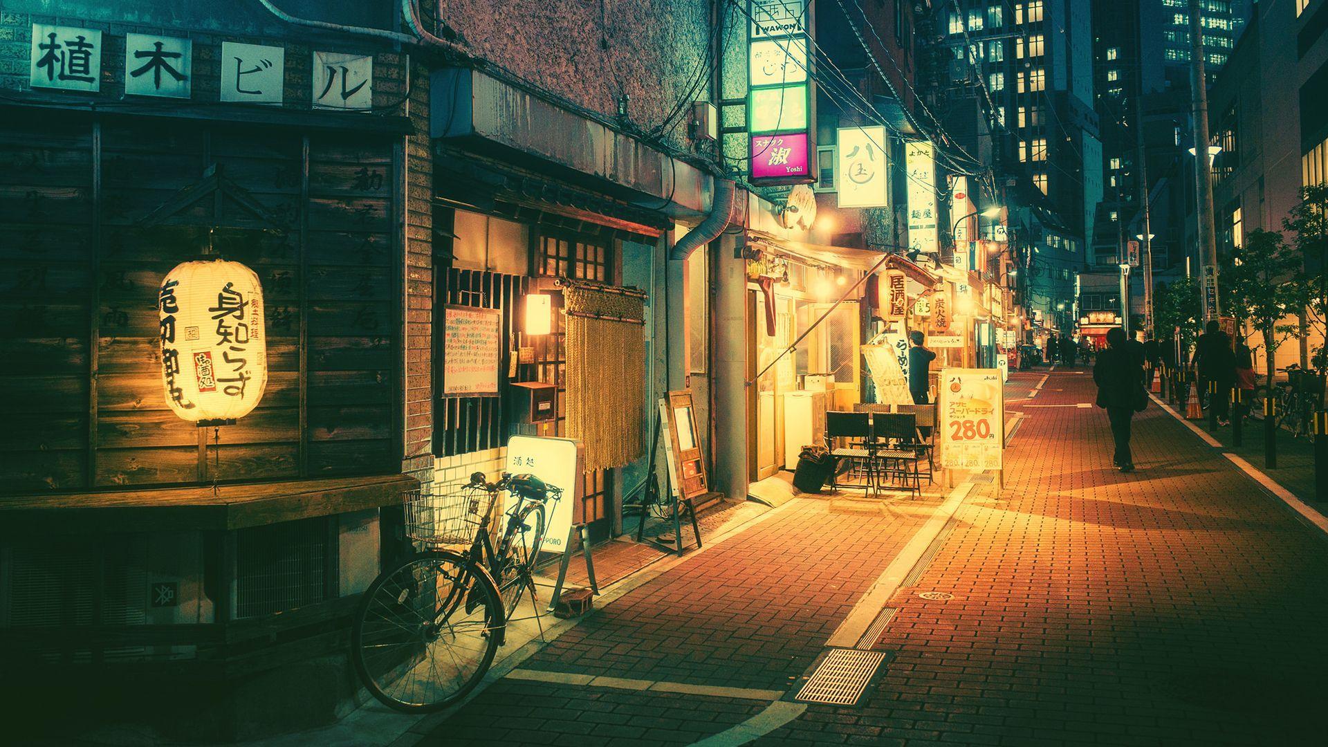 Tokyo Street Night Wallpaper Free Tokyo Street Night Background
