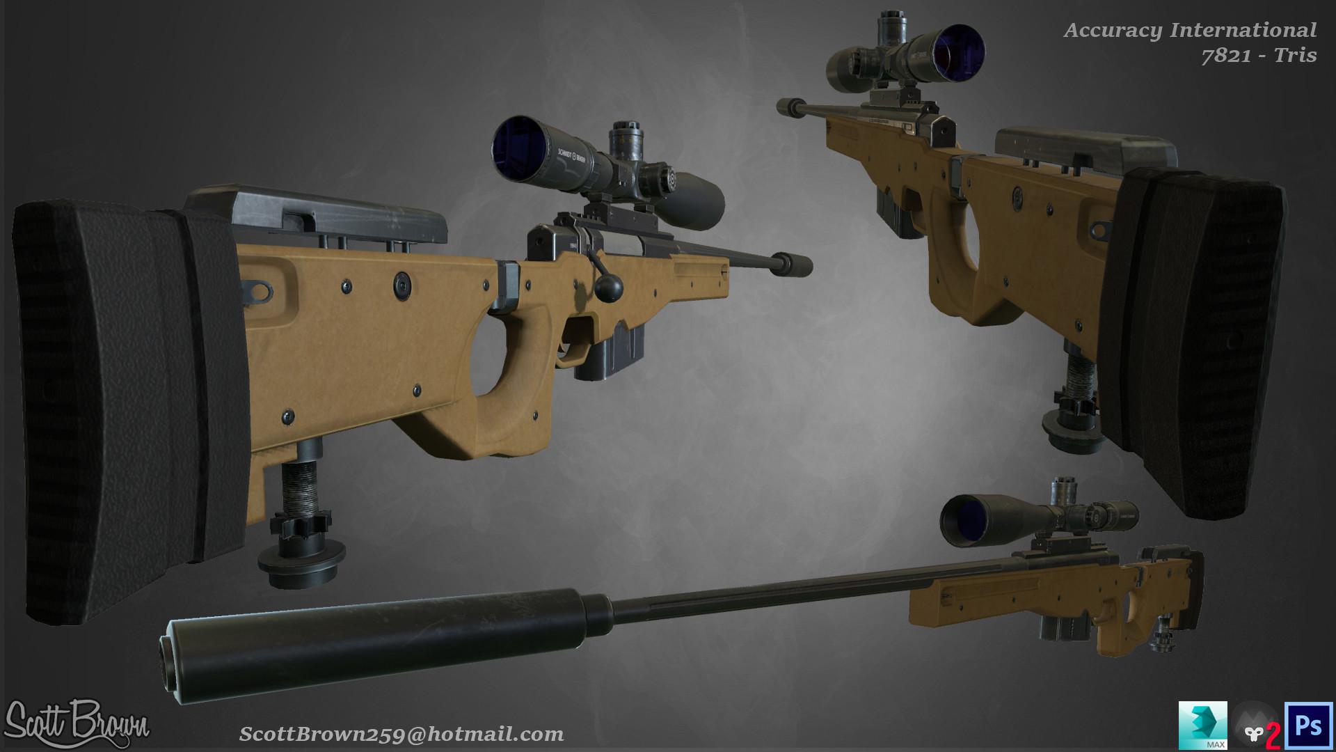 Scott Brown International AWM Sniper Rifle