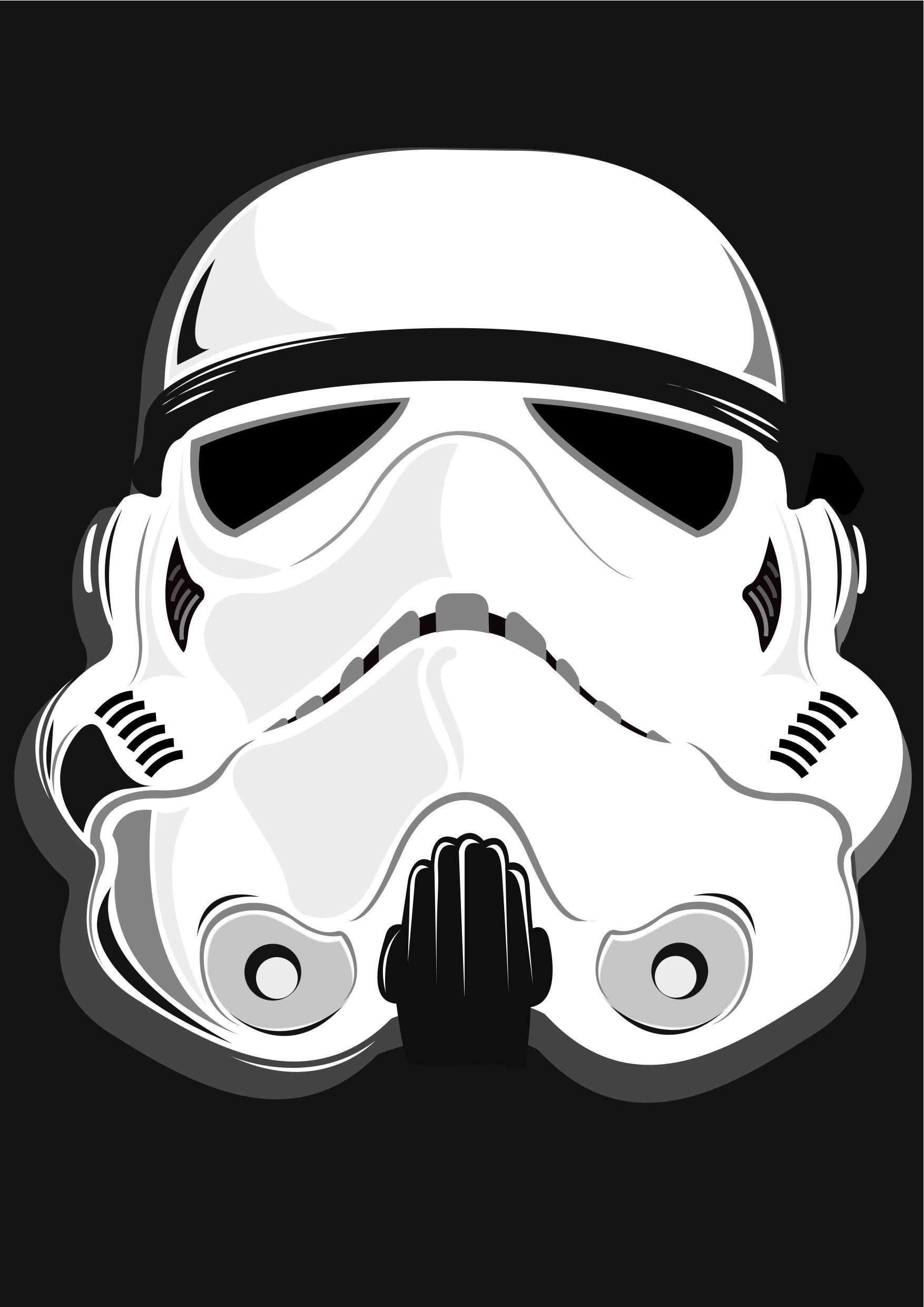 Stormtrooper Helmet. Star wars art, Star wars picture