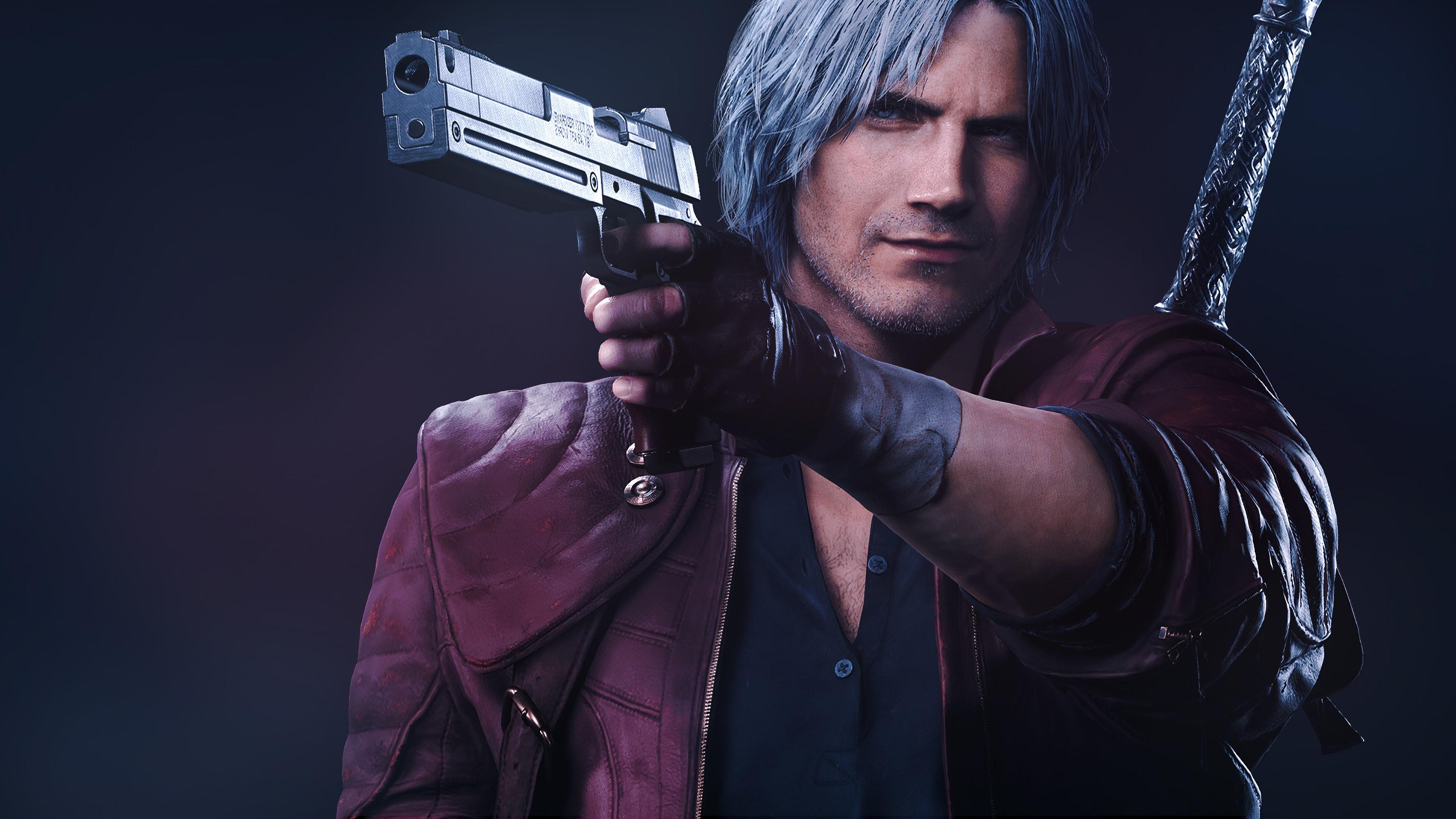 Dante from Devil May Cry 5 Wallpaper 4k Ultra HD