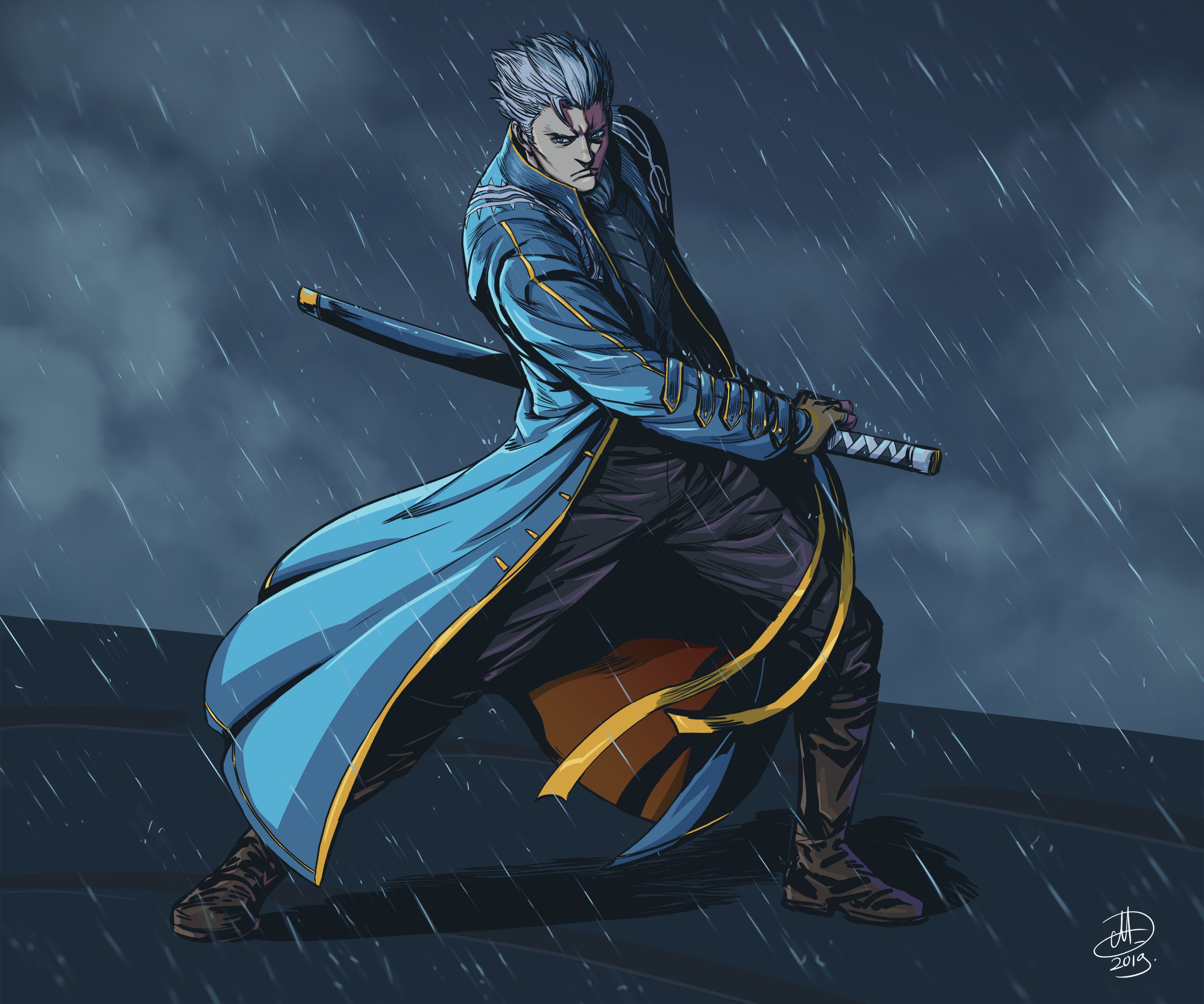 Devil May Cry 3: Vergil Art Wallpaper, A wallpaper artwork …