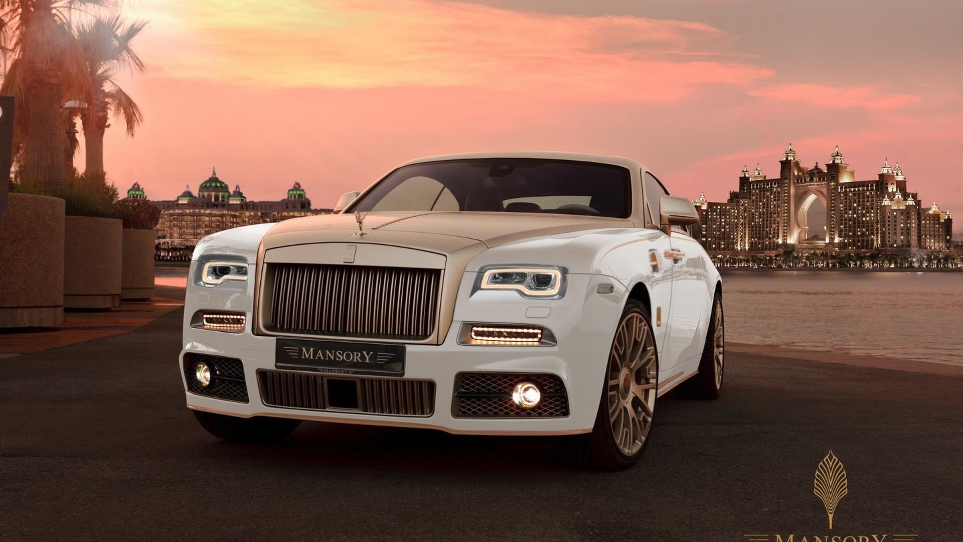 Mansory Uses Gold To Make Rolls Royce Wraith More Opulent