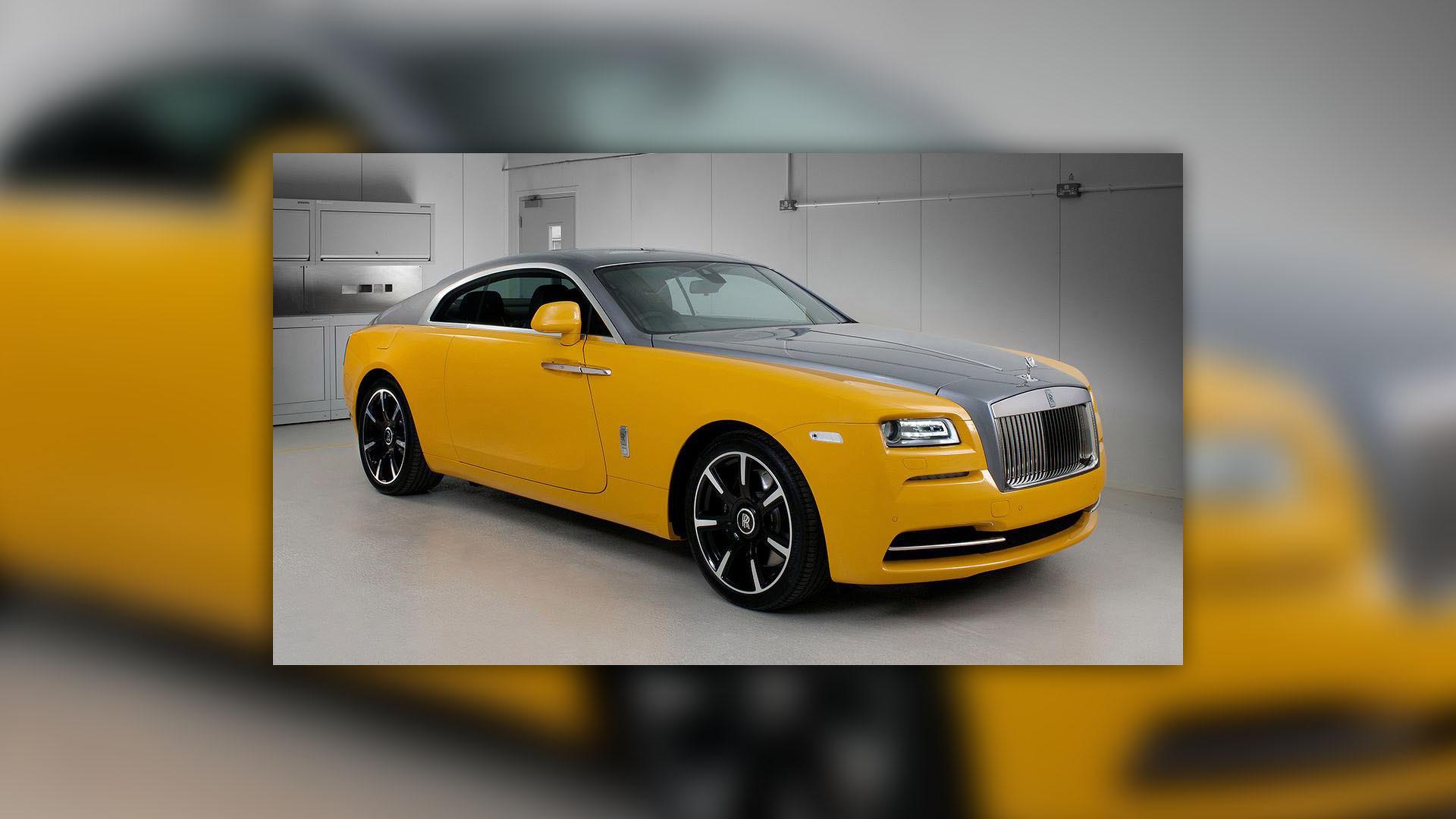 Rolls Royce Wraith In Golden Yellow Is Another Bespoke Creation