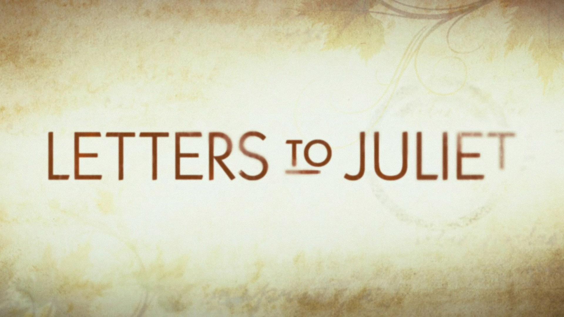 Free download Letters Wallpaper Letter to juliet wallpaper