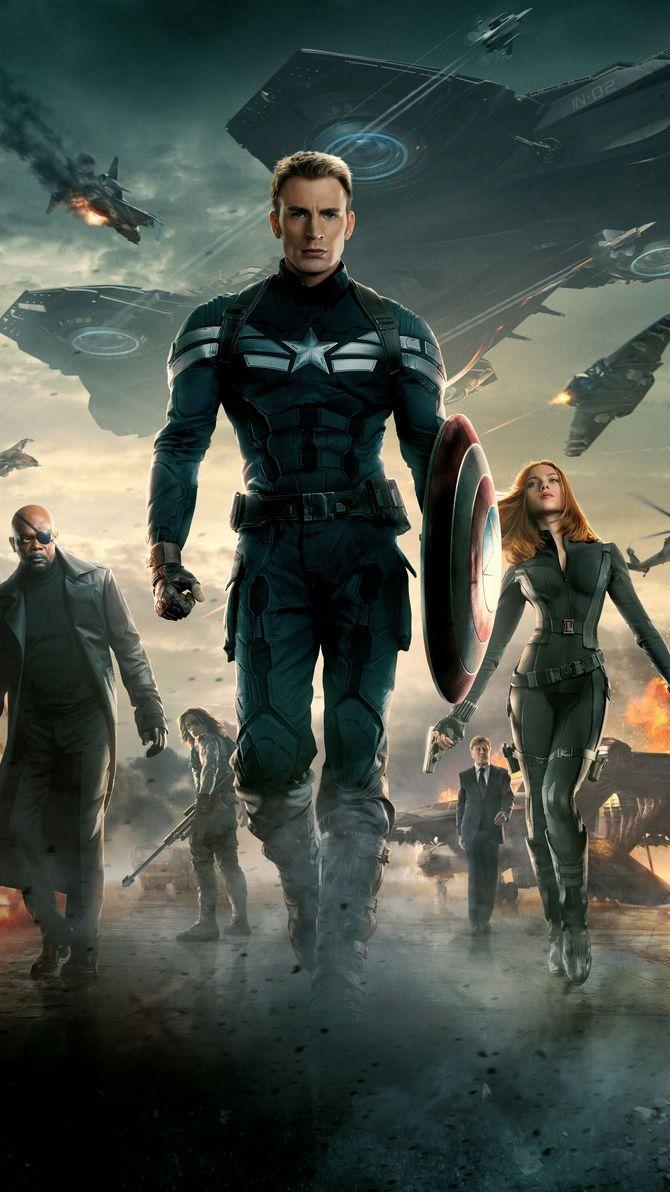 Captain America: The Winter Soldier (2014) Phone Wallpaper