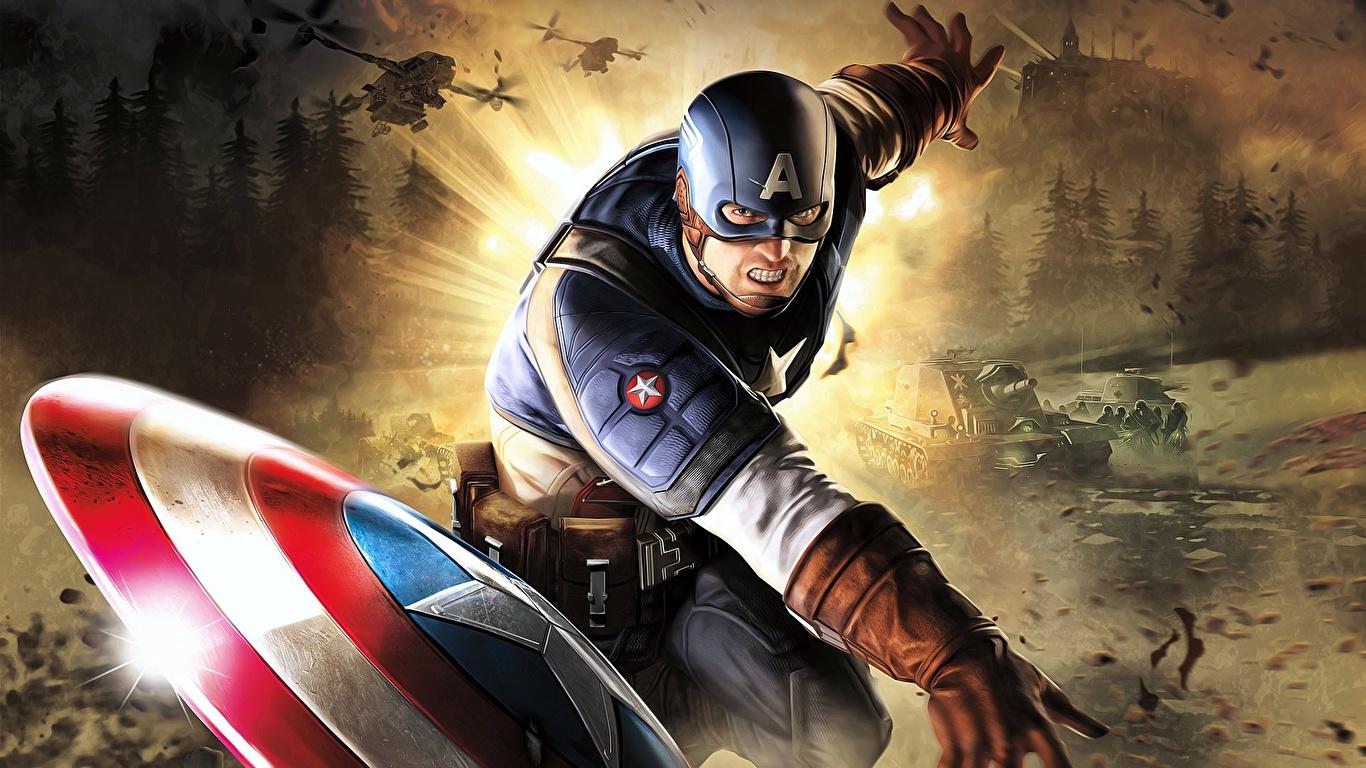 Desktop Wallpaper Captain America: The First Avenger film