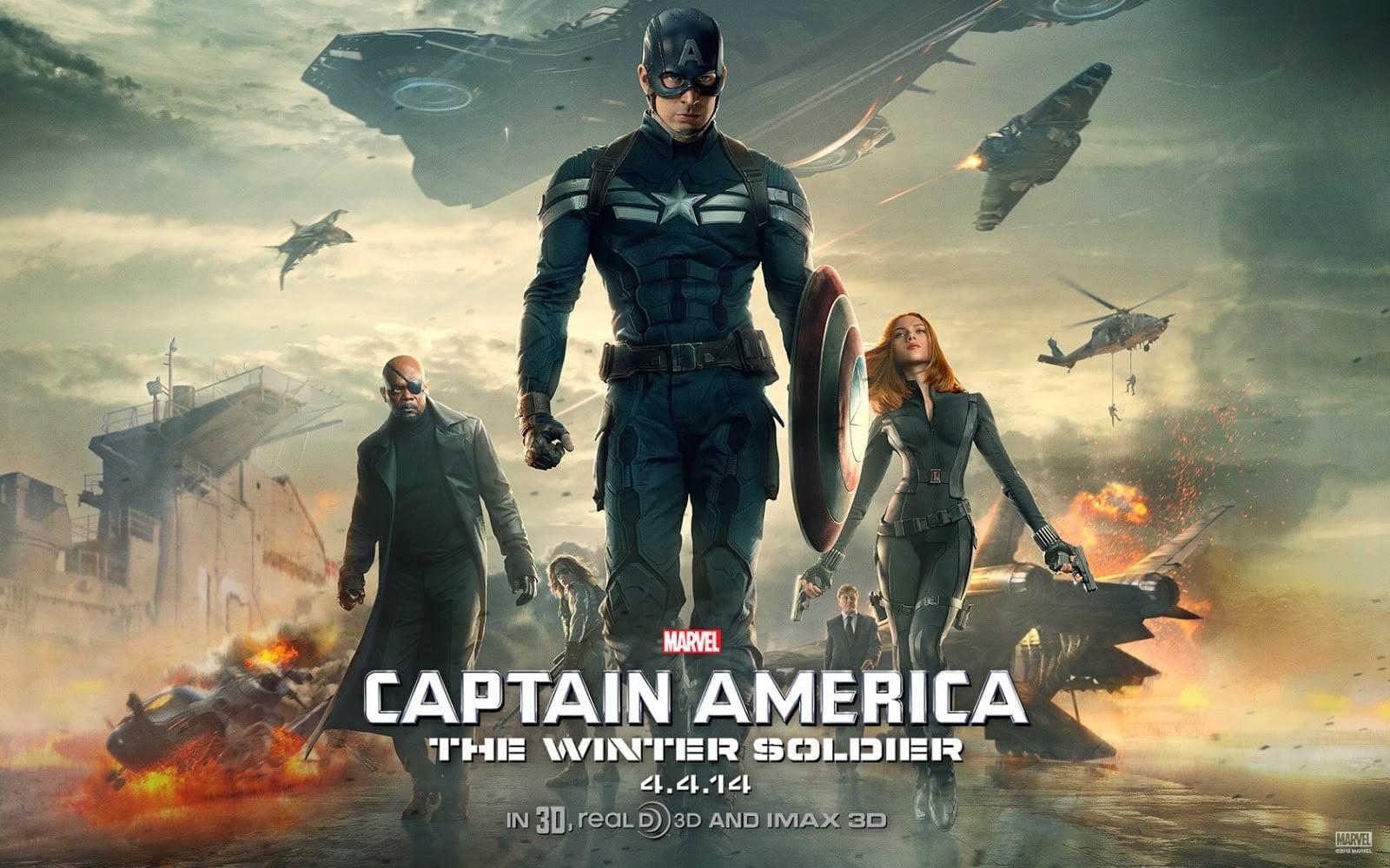 Marvel Captain America The Winter Soldier poster, Captain