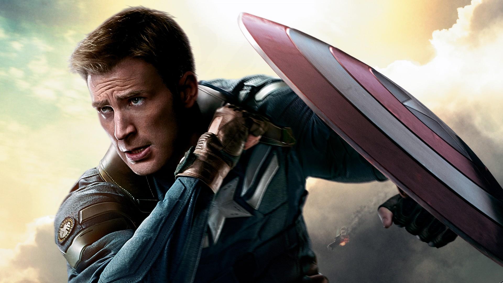 Chris Evans in Captain America Winter Soldier Wallpaper