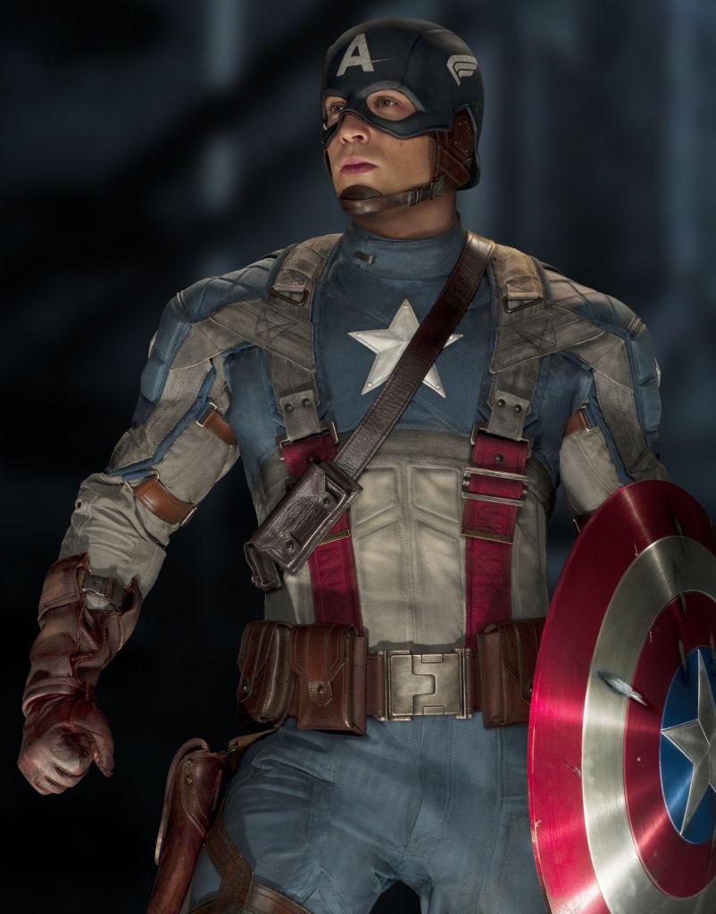 Chris Evans in Captain America- The First Avenger Wallpaper