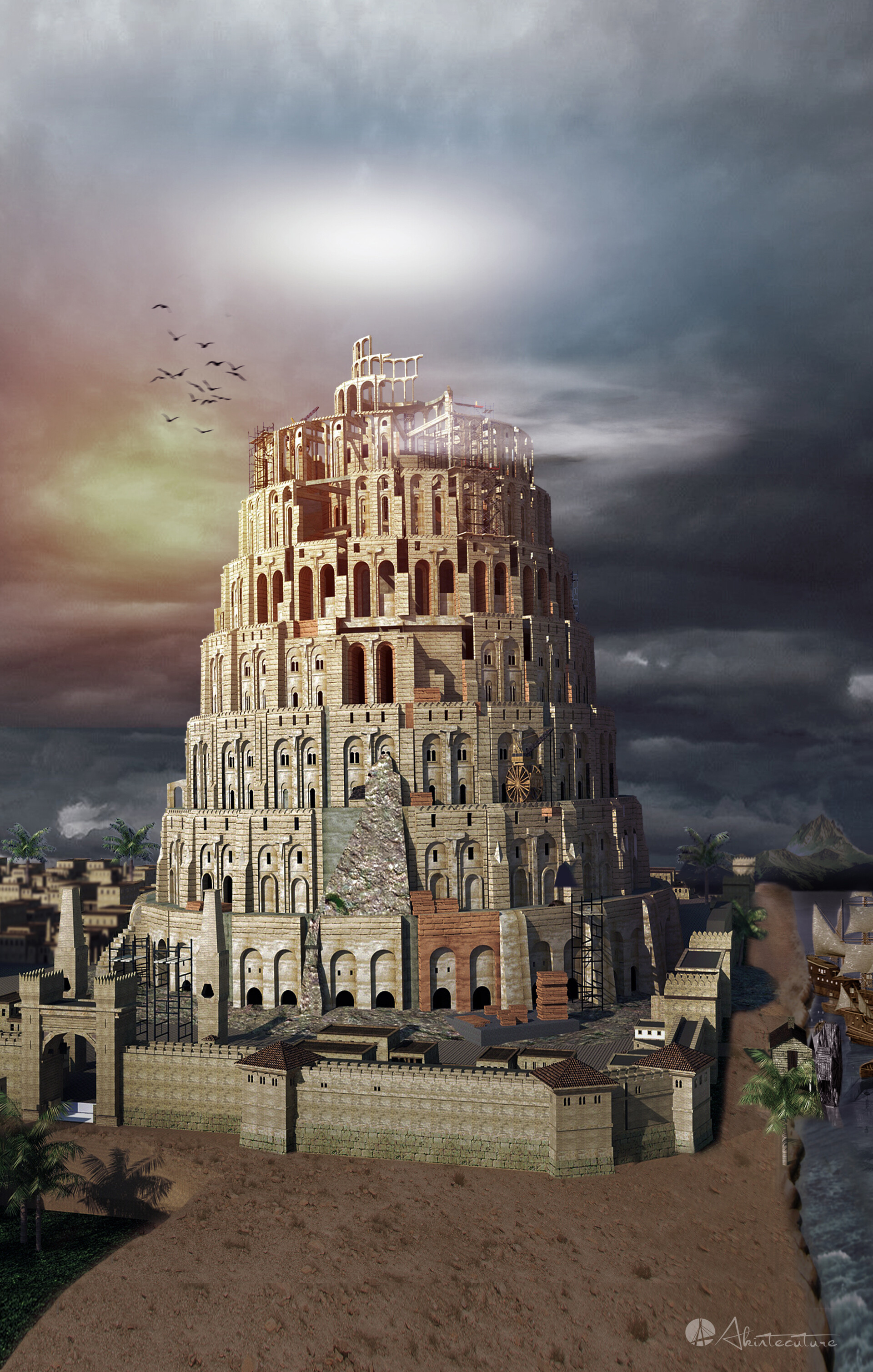 Древний Вавилон башня сейчас