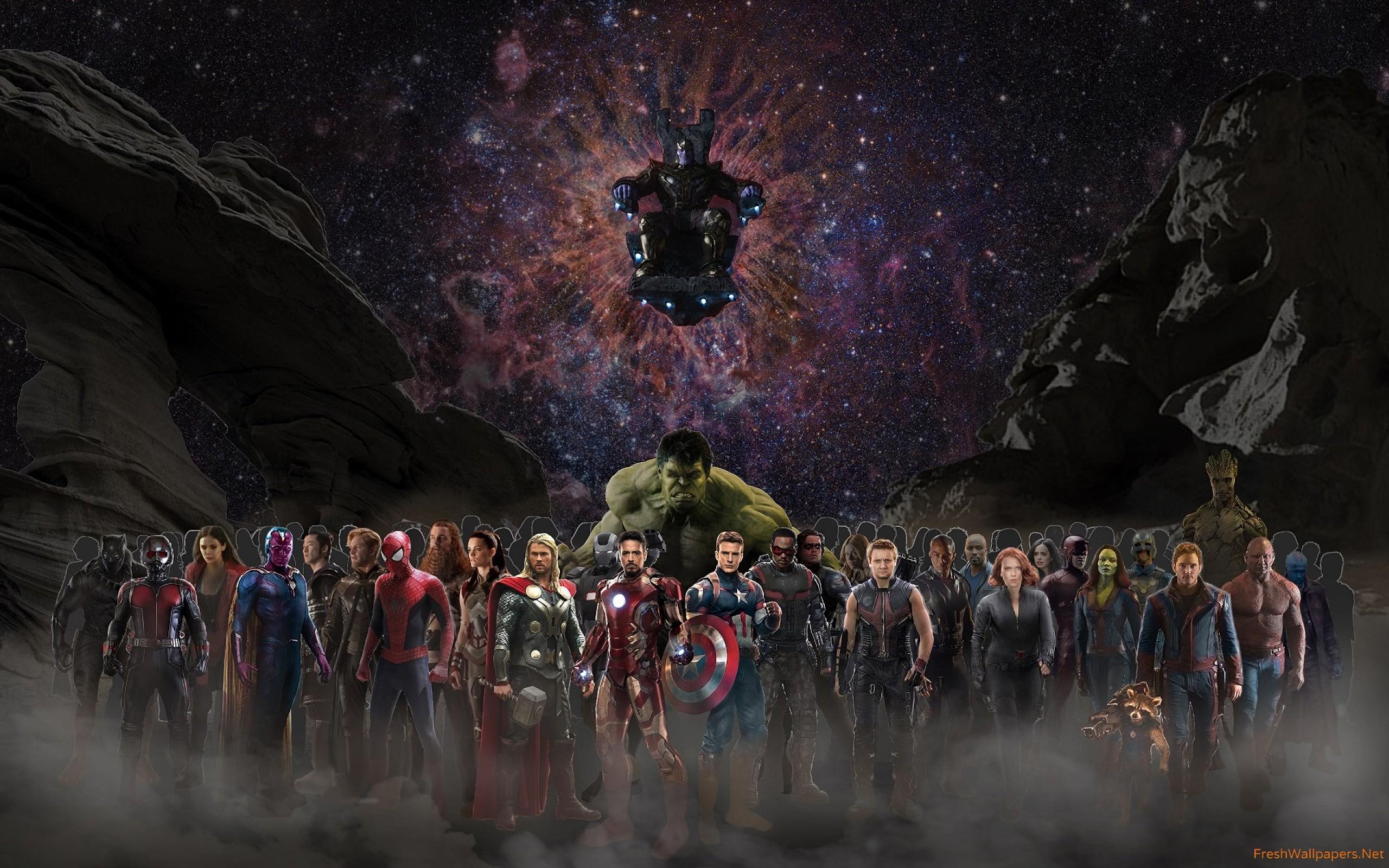 Avengers Infinity War Star Cast 4K wallpaper