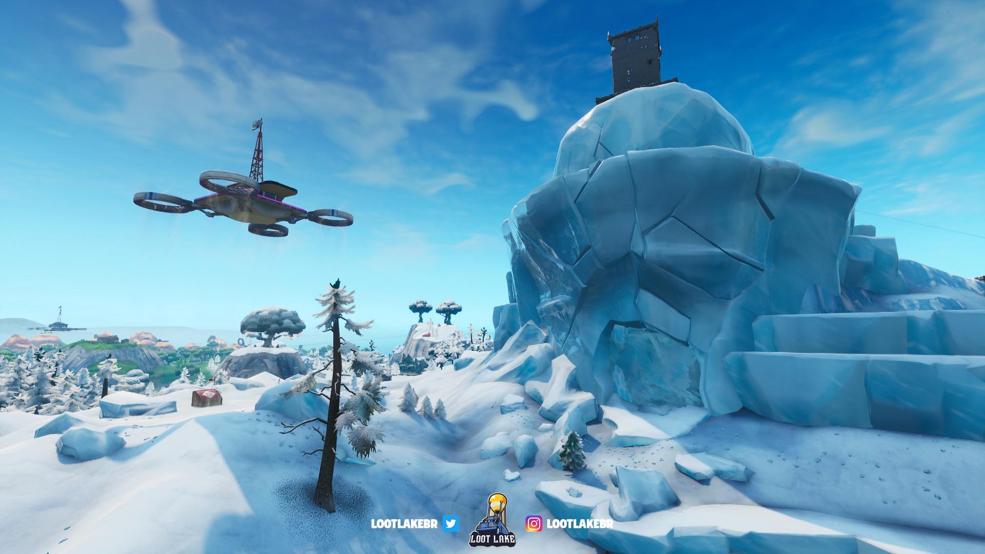 Fortnite V9.10 Map Changes. Polar Peak, Rock Golems & More