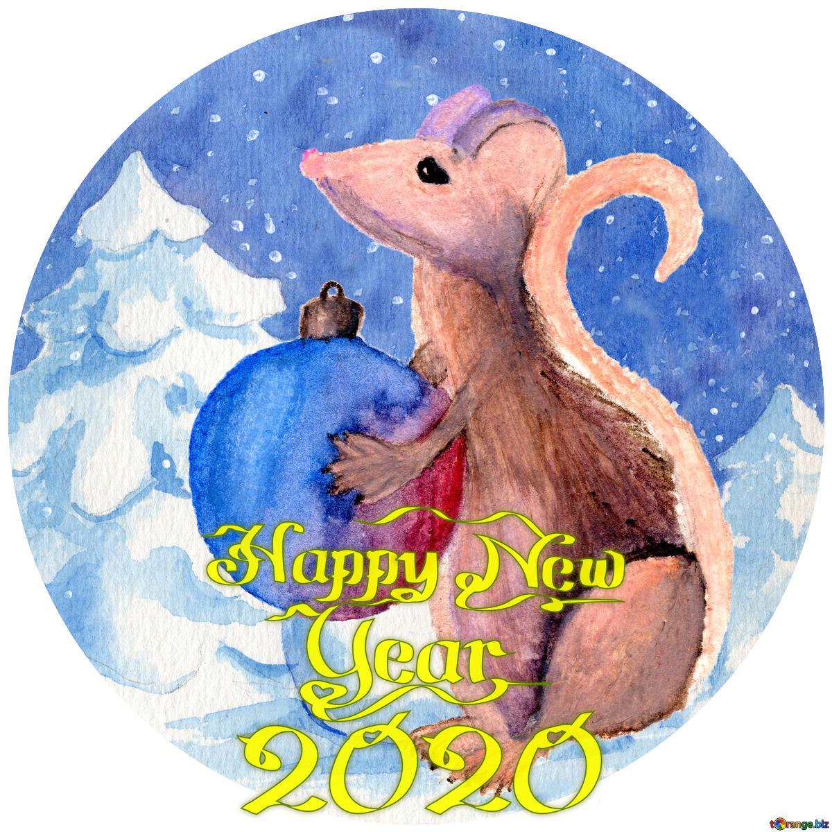 Download free picture Chinese new year of the rat 2020 Hand