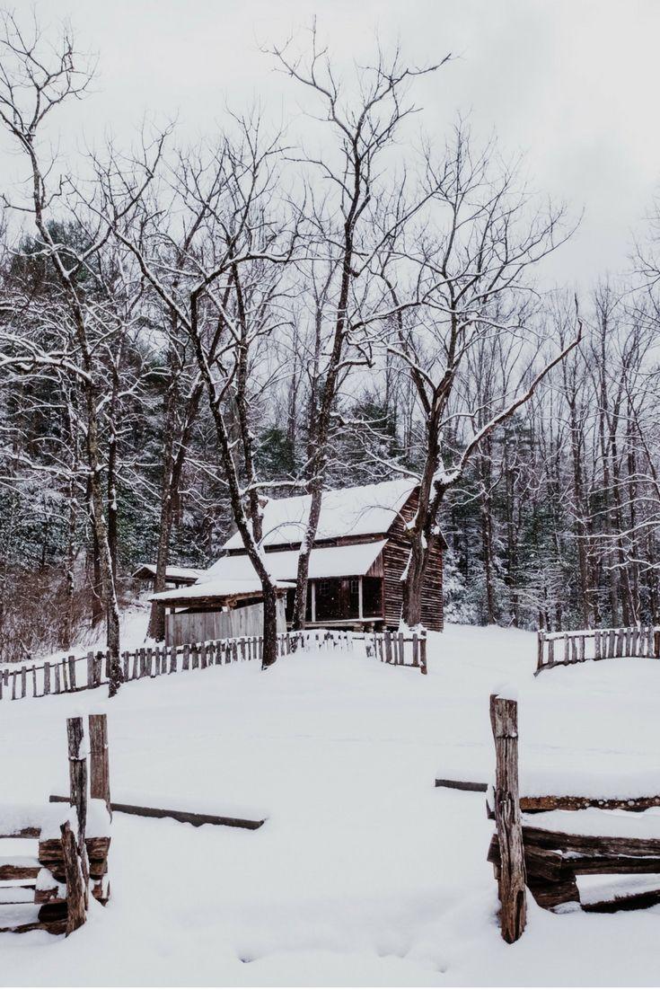 Winter Cades Cove Smoky Mountains Wallpapers - Wallpaper Cave