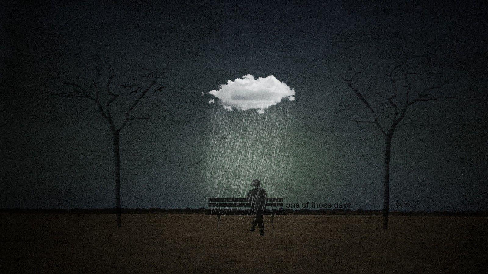 Alone in Rain Wallpaper Free Alone in Rain